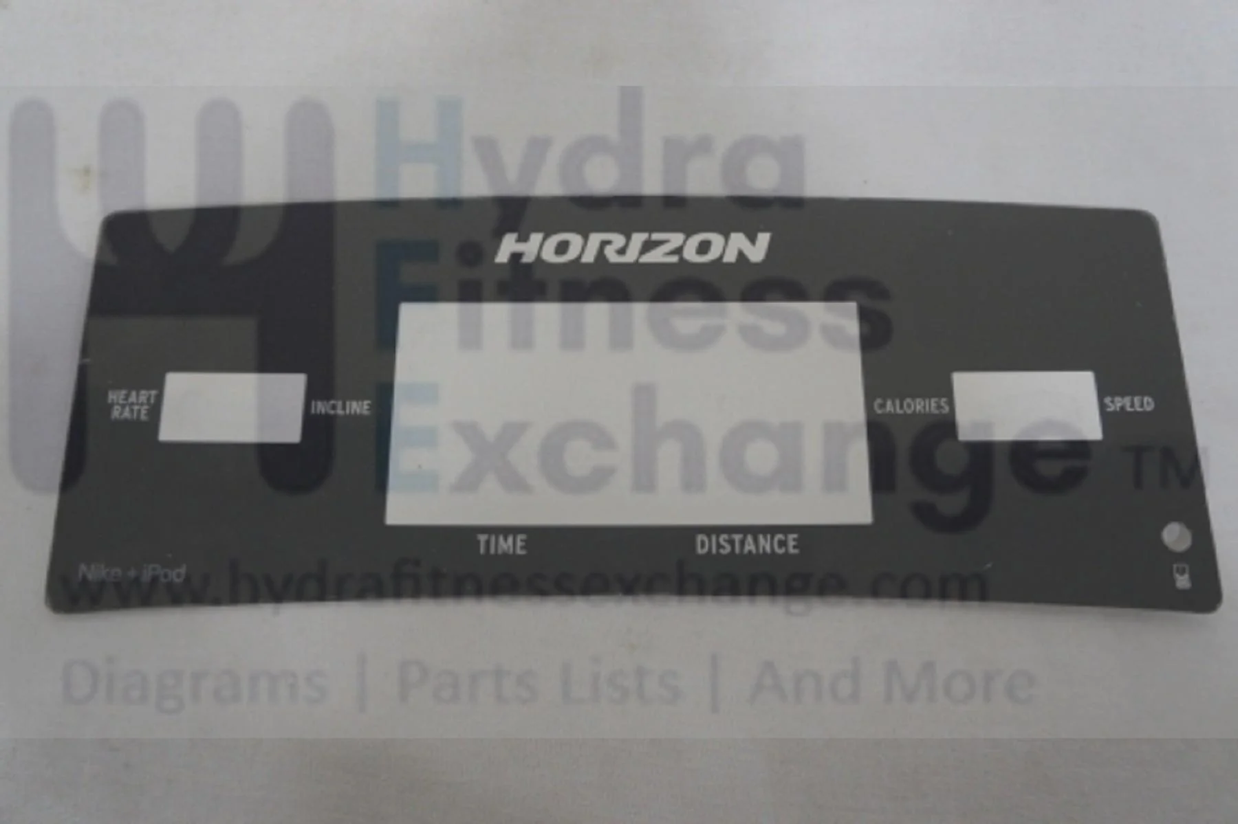 Horizon Fitness T203 Treadmill English Upper Overlay 1000200650 - Image 2
