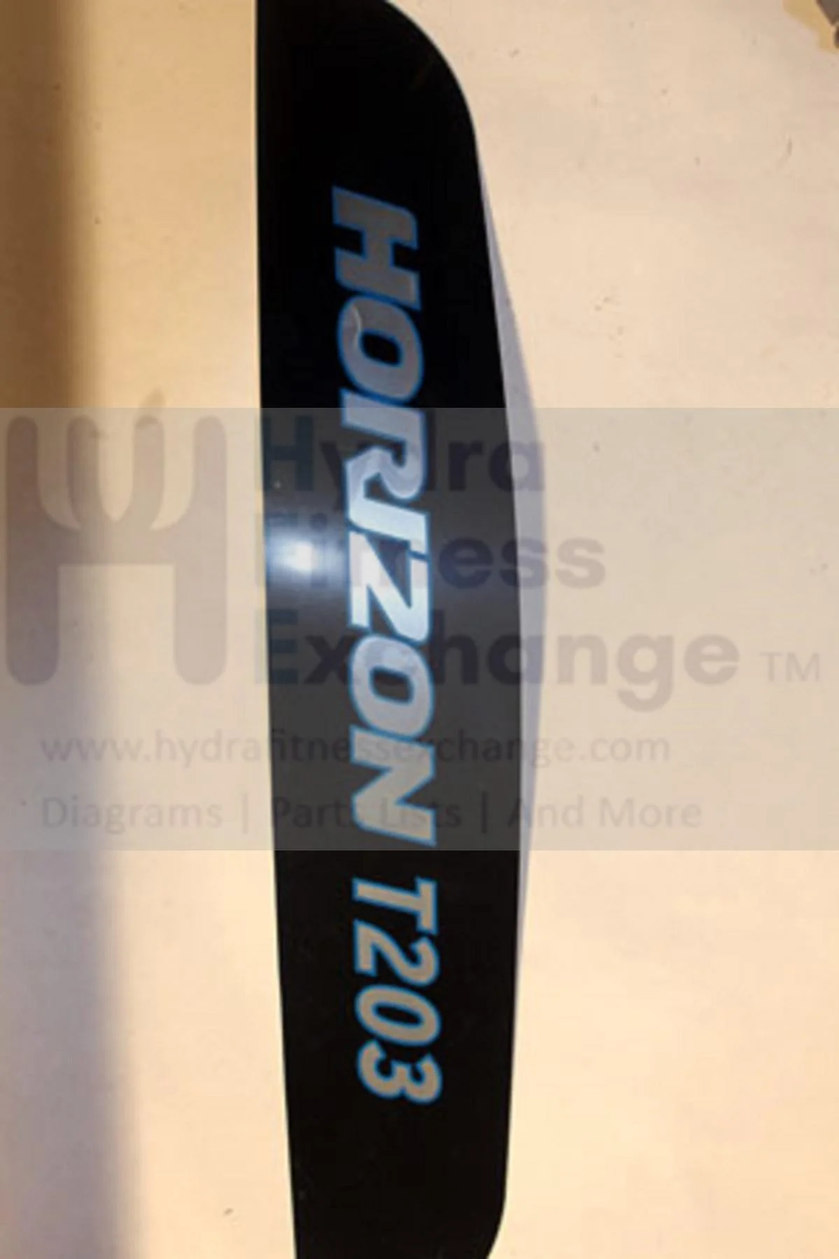 Horizon Fitness T203 Treadmill Motor Cover Specification Label 1000202515 - Image 2