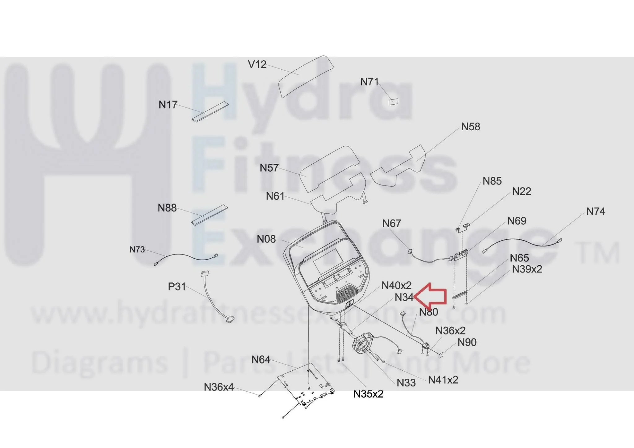 Horizon Fitness T303-2 Tm761 Tm1004 Treadmill Fixing Plate Black 1000439113 - Image 3