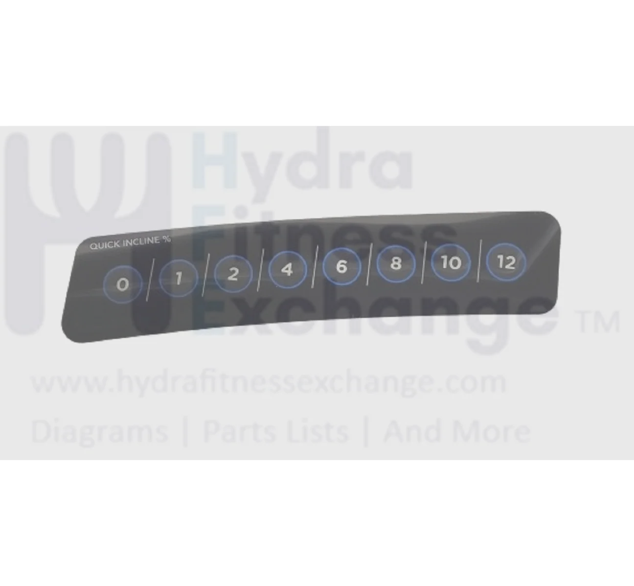 Horizon Fitness T303-2 TM761 TM1004 Treadmill Left Overlay Manipulate 1000445434