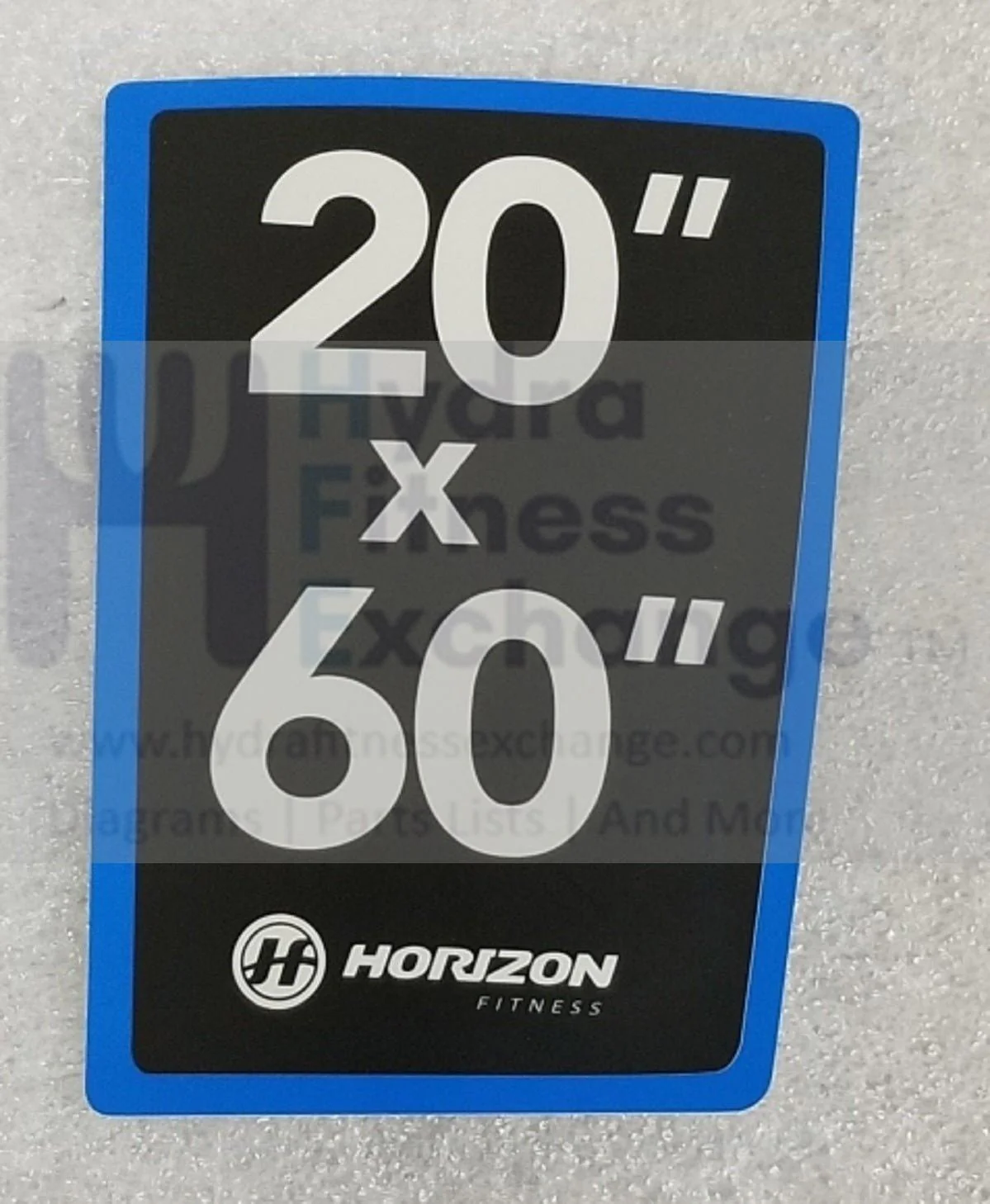 Horizon Fitness T303-2 TM761 TM1004 Treadmill Right Pop Sticker End Cap 1000441795 - Image 2