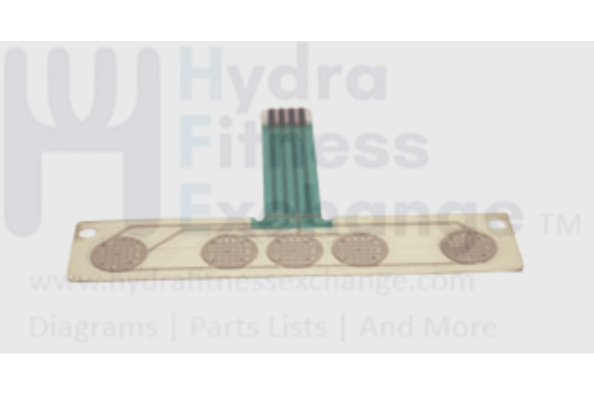Horizon Fitness T4 - TM264 T6 - TM250 Treadmill 3 Key Membrane 063589-B