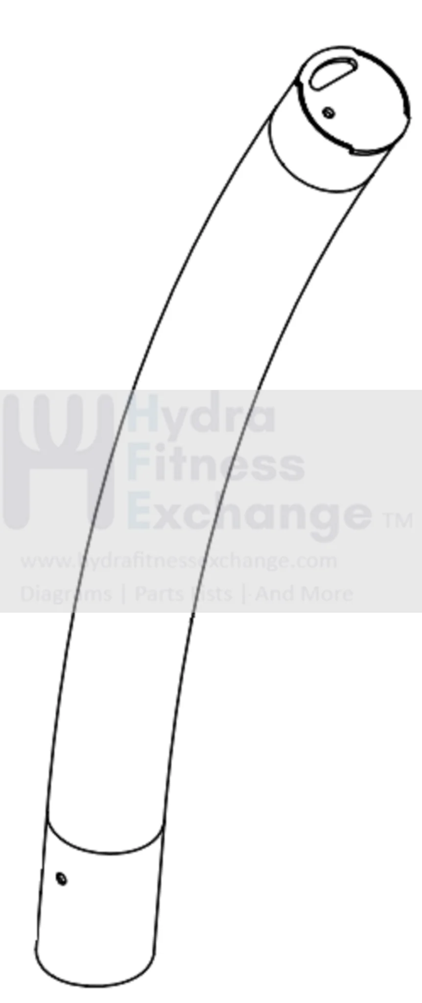 Horizon Fitness T4 - TM264 T6 - TM250 Treadmill Left Support Tube 063800-AA