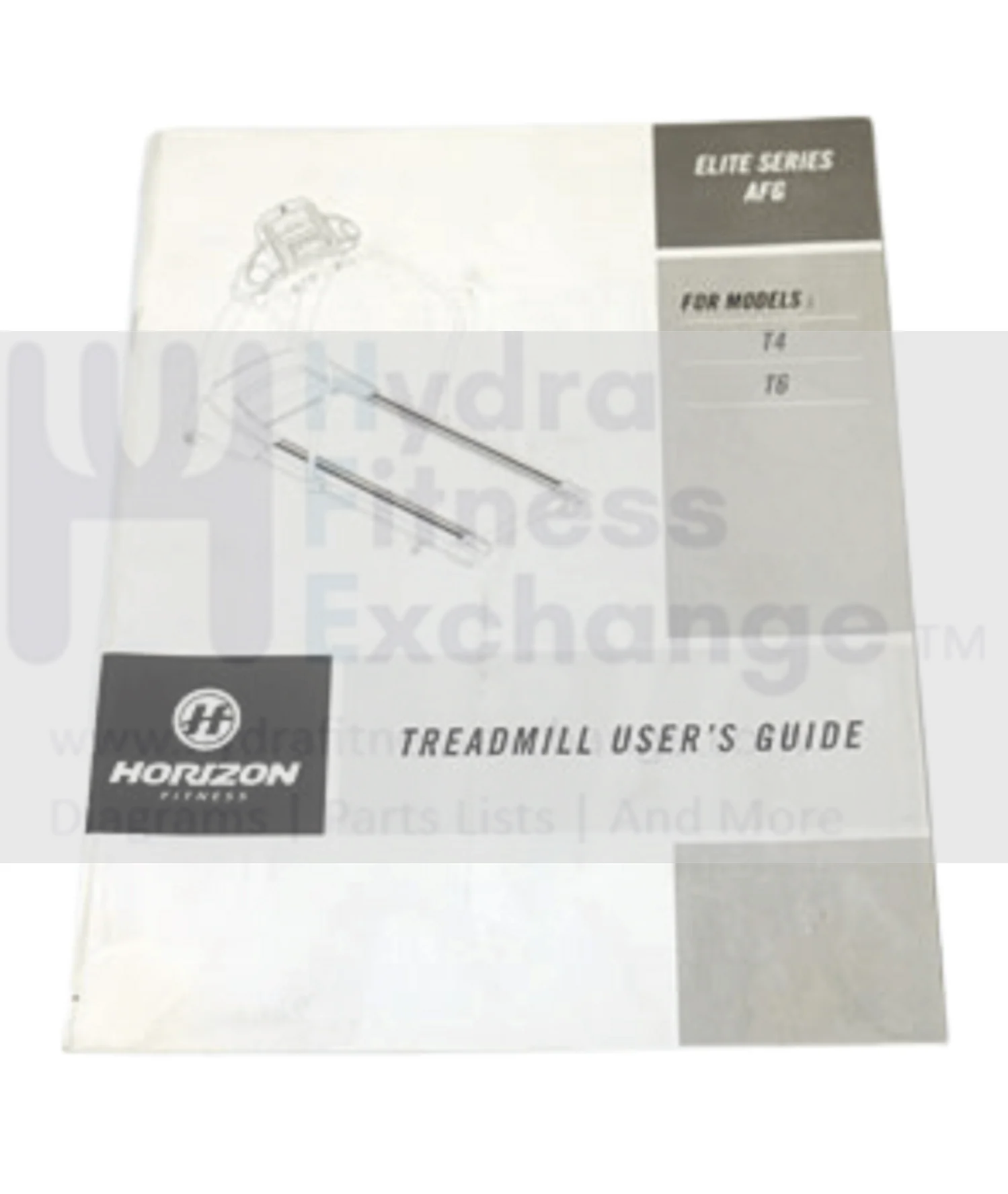 Horizon Fitness T4 - TM264 T6 - TM250 Treadmill Owner's User's Manual 063627-BX