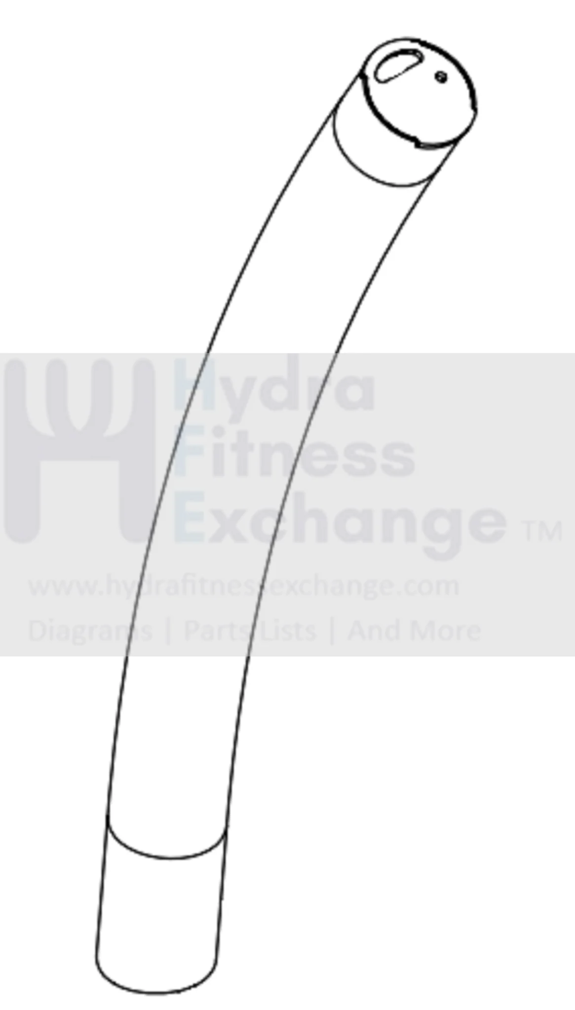 Horizon Fitness T4 - TM264 T6 - TM250 Treadmill Right Support Tube 063801-AA
