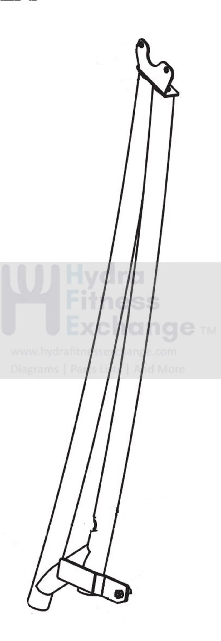 Horizon Fitness T401 Treadmill Right Console Mast Cover Set 095688