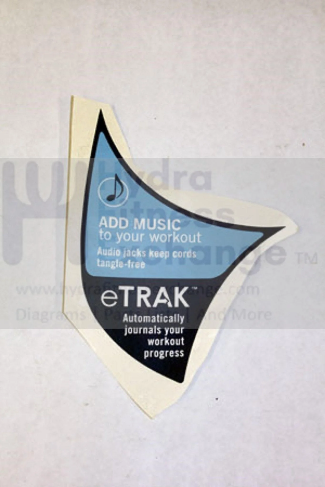 Horizon Fitness T500 Treadmill Left Console Pop Sticker 077685 - Image 2