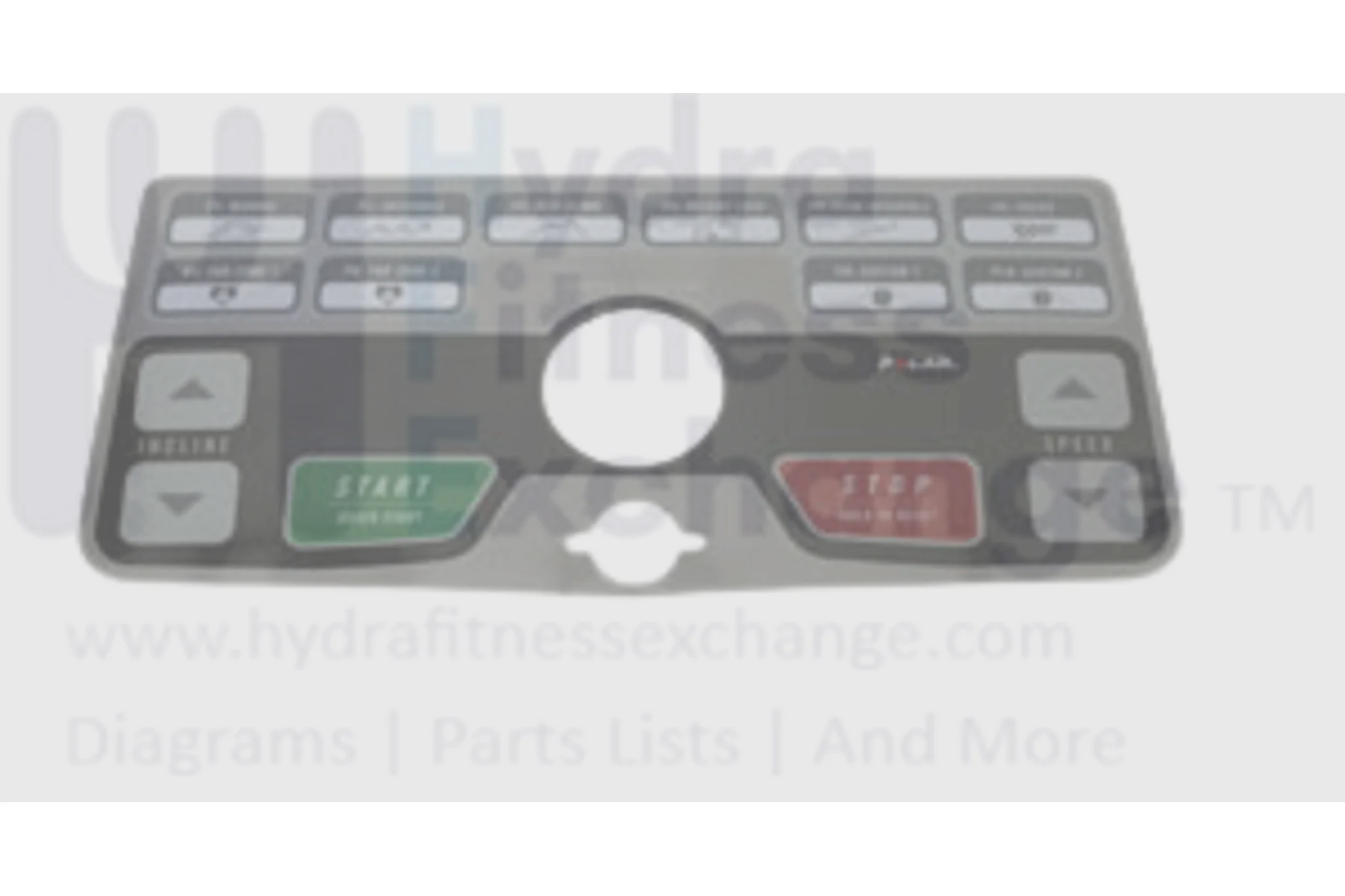 Horizon Fitness T6 - TM250 Treadmill Display Console Keypad Overlay 064368-AX