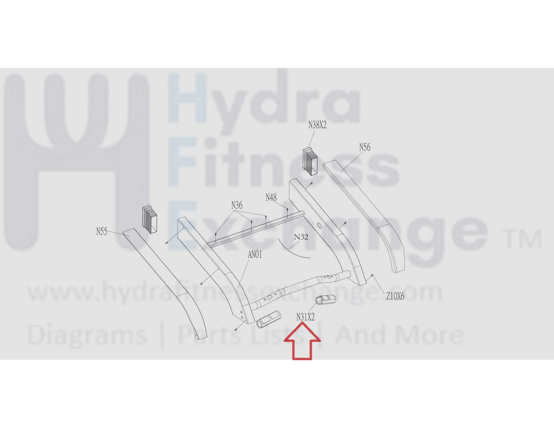 Horizon Fitness T7.6 Treadmill Heart Rate Pulse Sensor Set 1000099747 - Image 3