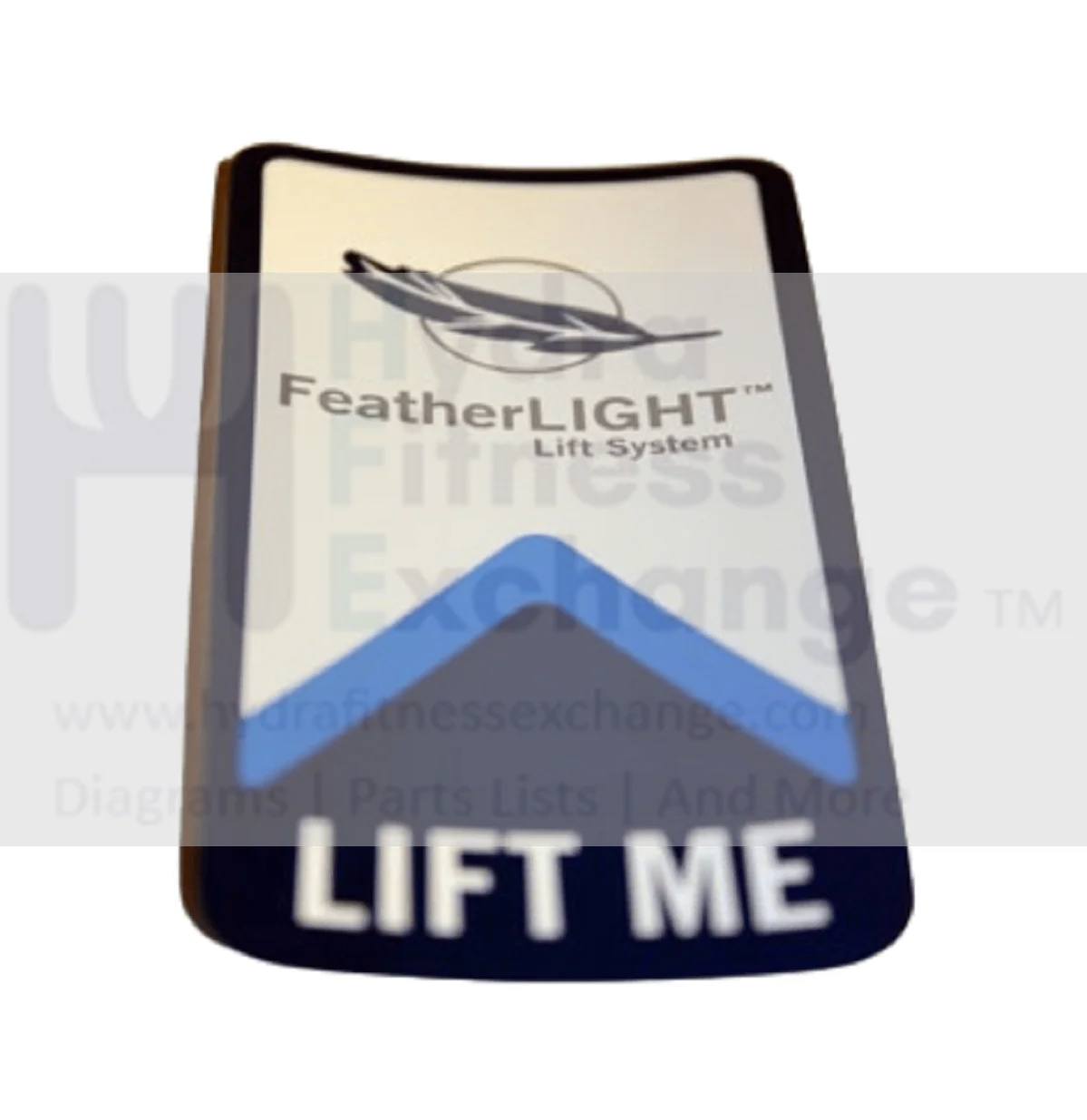 Horizon Fitness T7.6 Treadmill Rear Roller Cover Decal 1000204822