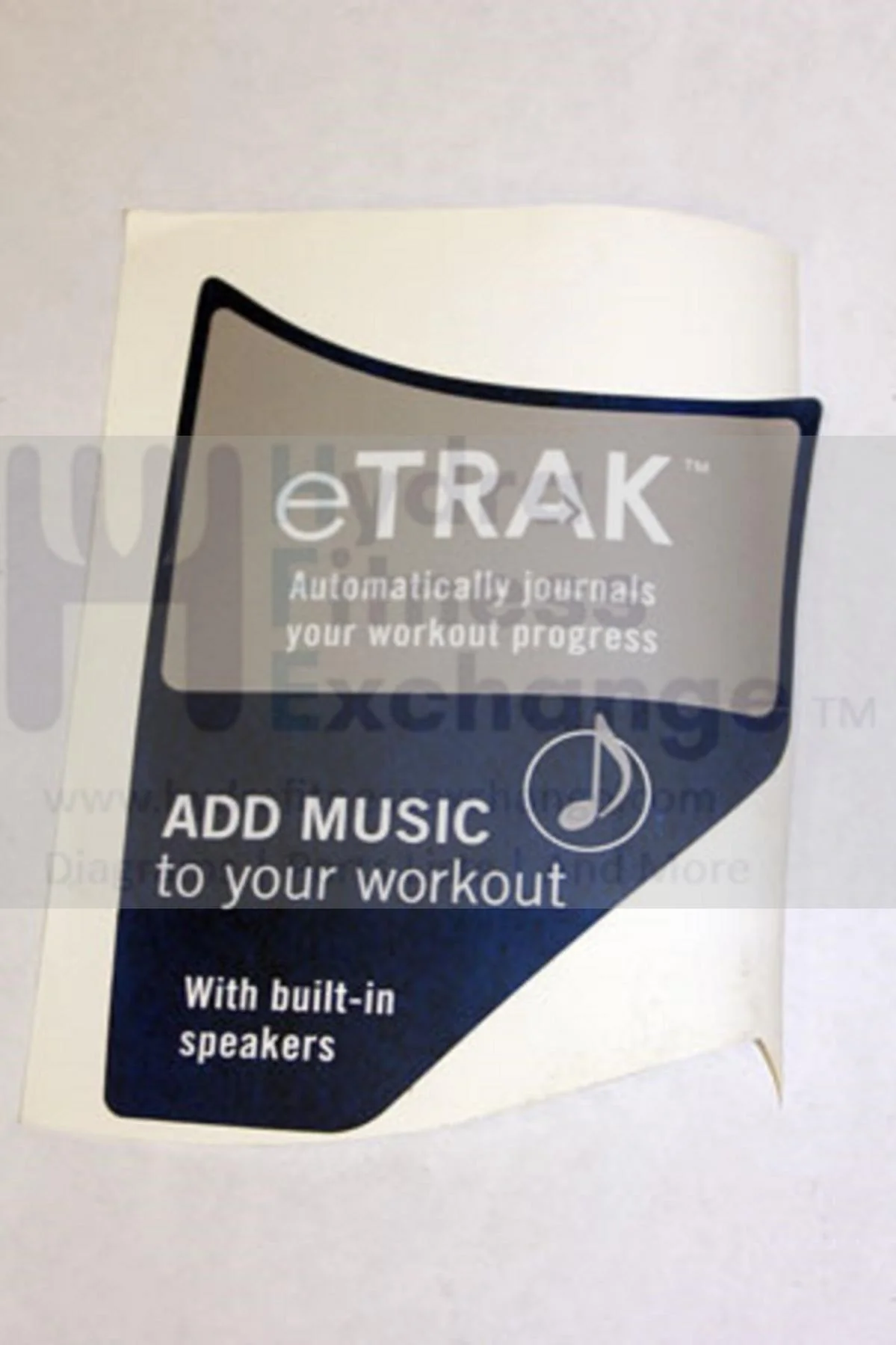 Horizon Fitness T700 Treadmill Left Console Pop Decal 077668 - Image 2
