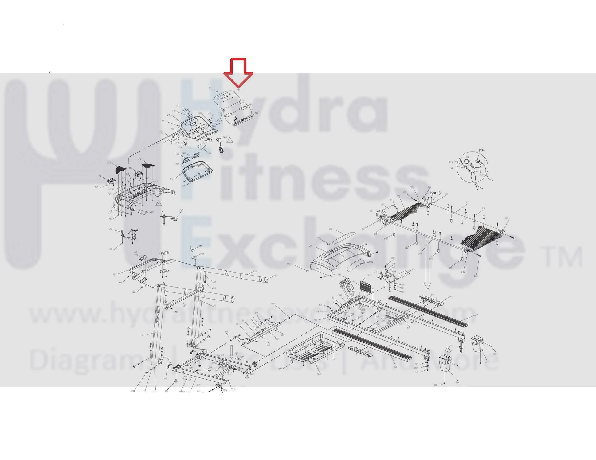 Horizon Fitness T701 Ct5.1 Treadmill Overlay Keypad 1000093796 - Image 3