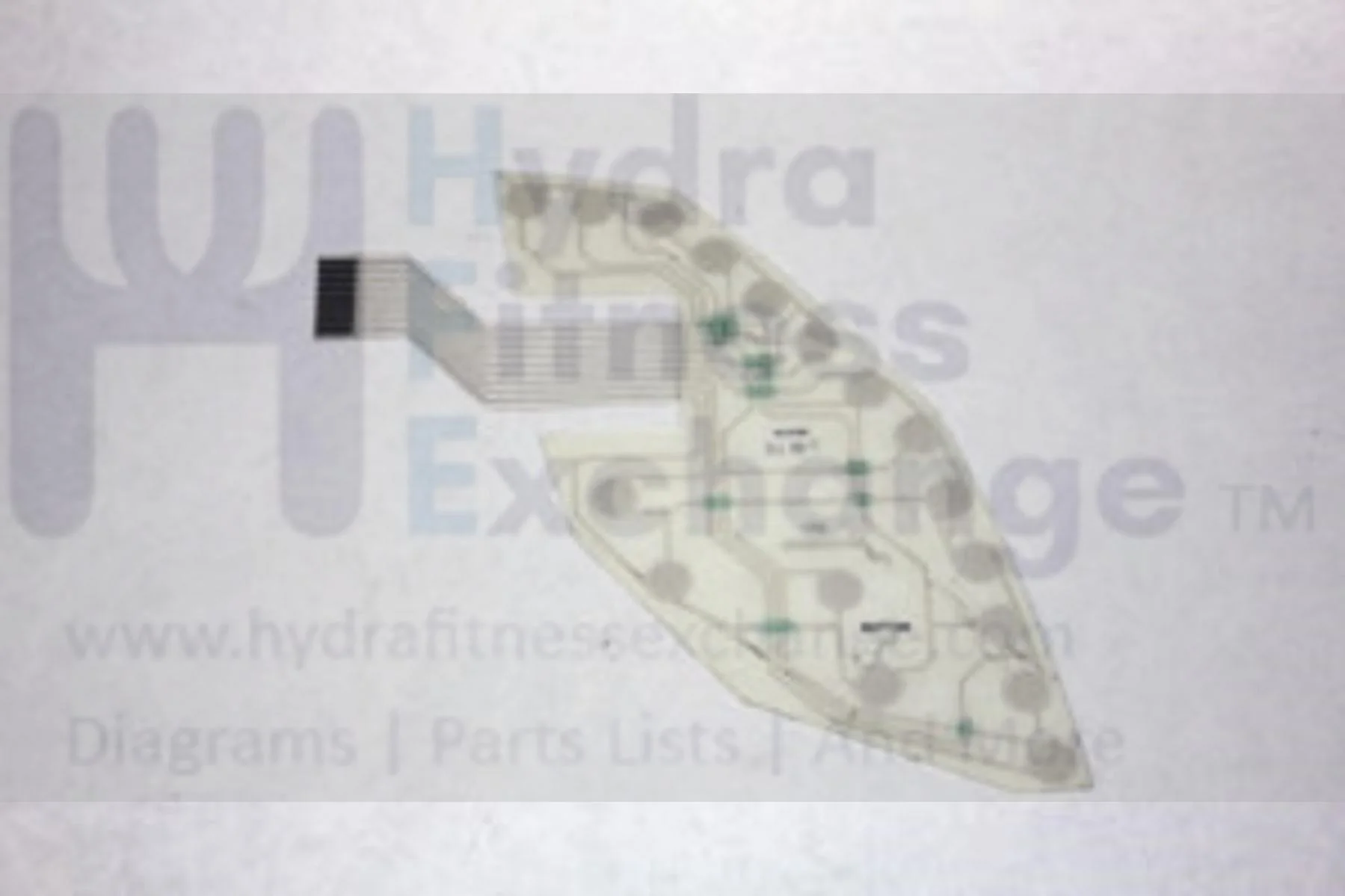 Horizon Fitness T72 Treadmill Left Incline Key Membrane 055180-B - Image 2