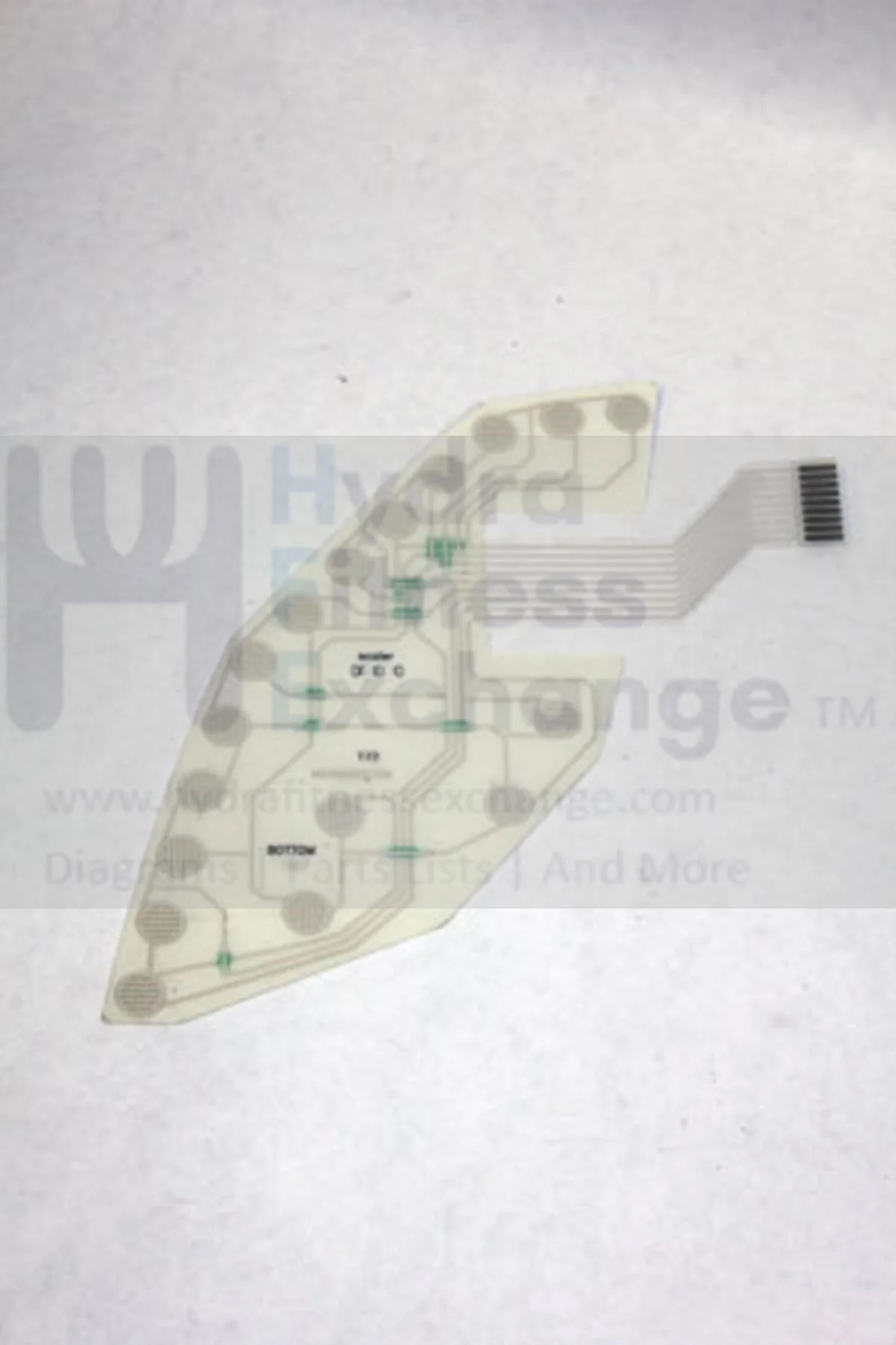 Horizon Fitness T72 Treadmill Right Speed Key Membrane 040664-B - Image 2