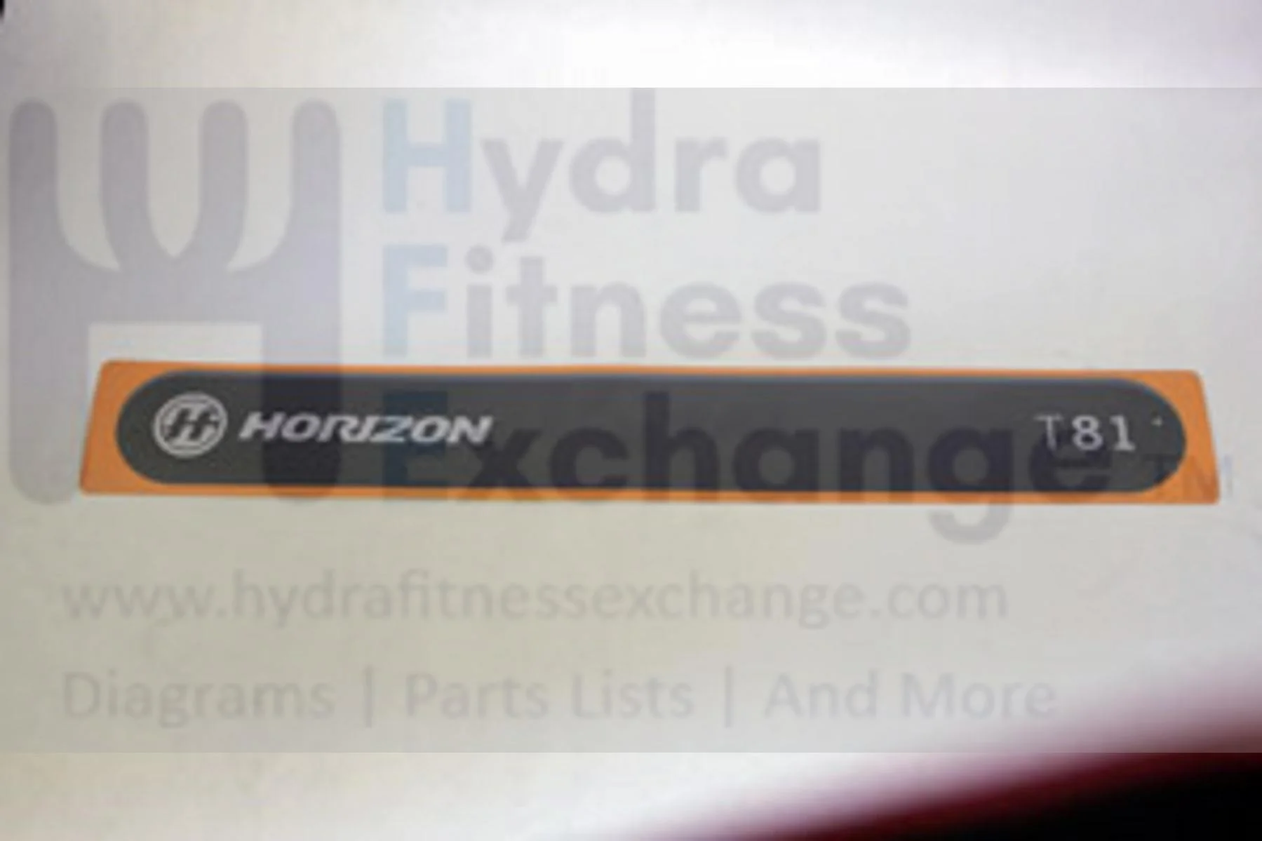Horizon Fitness T81 Treadmill Motor Cover Decal 079316 - Image 2