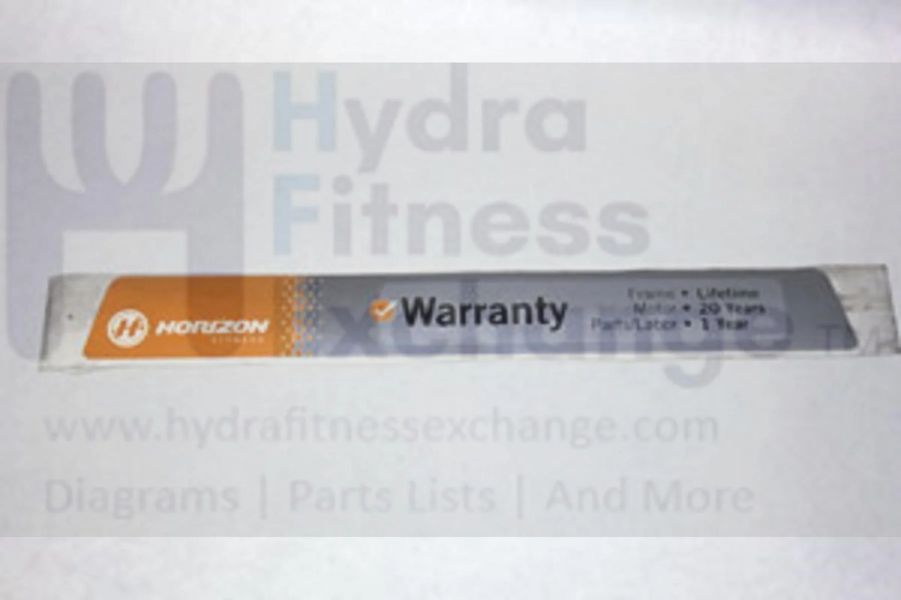 Horizon Fitness T81 Treadmill Pop Motor Cover Sticker 079317 - Image 2