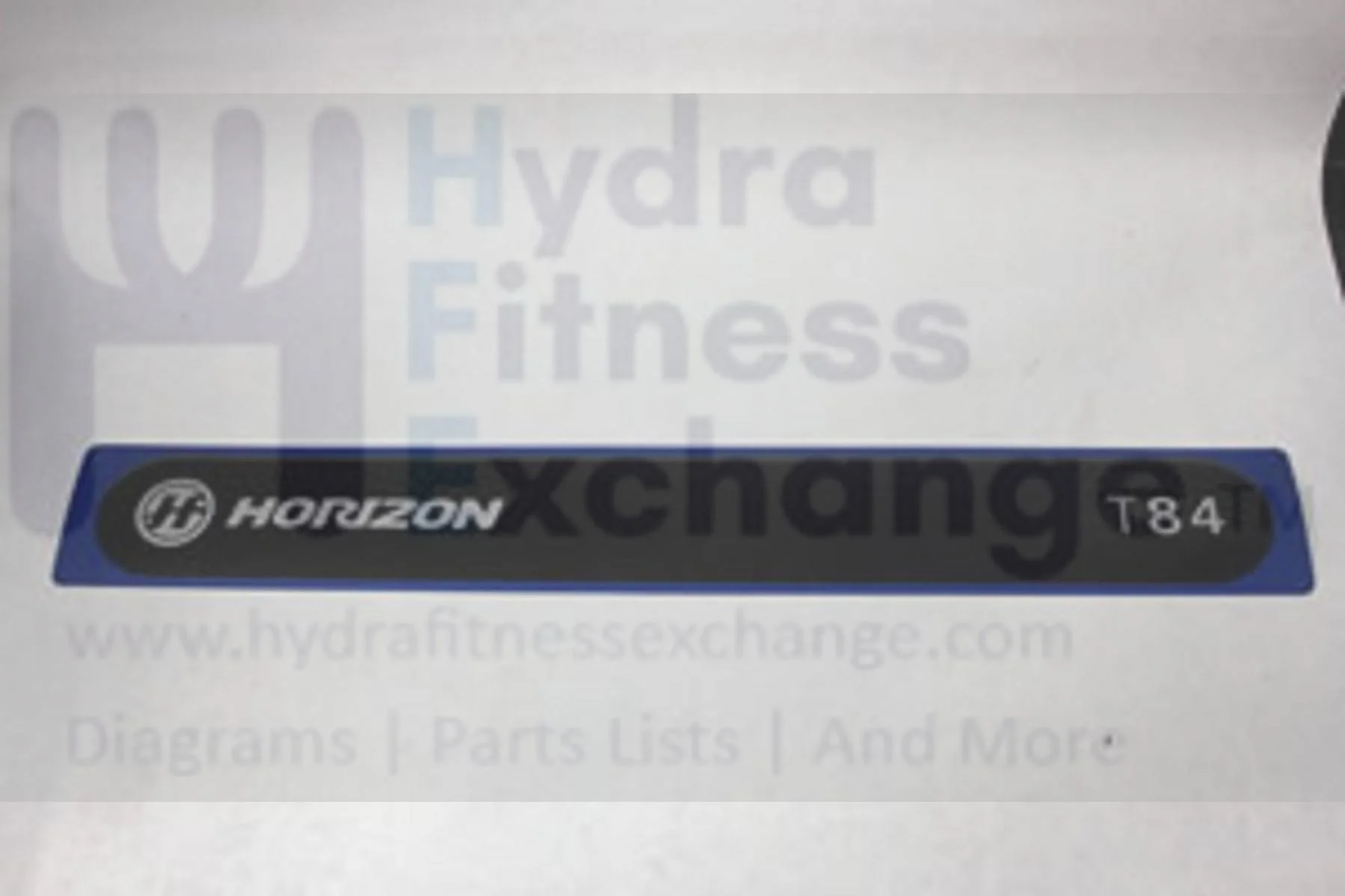 Horizon Fitness T84 Treadmill Console Sticker Cover 079340 - Image 2