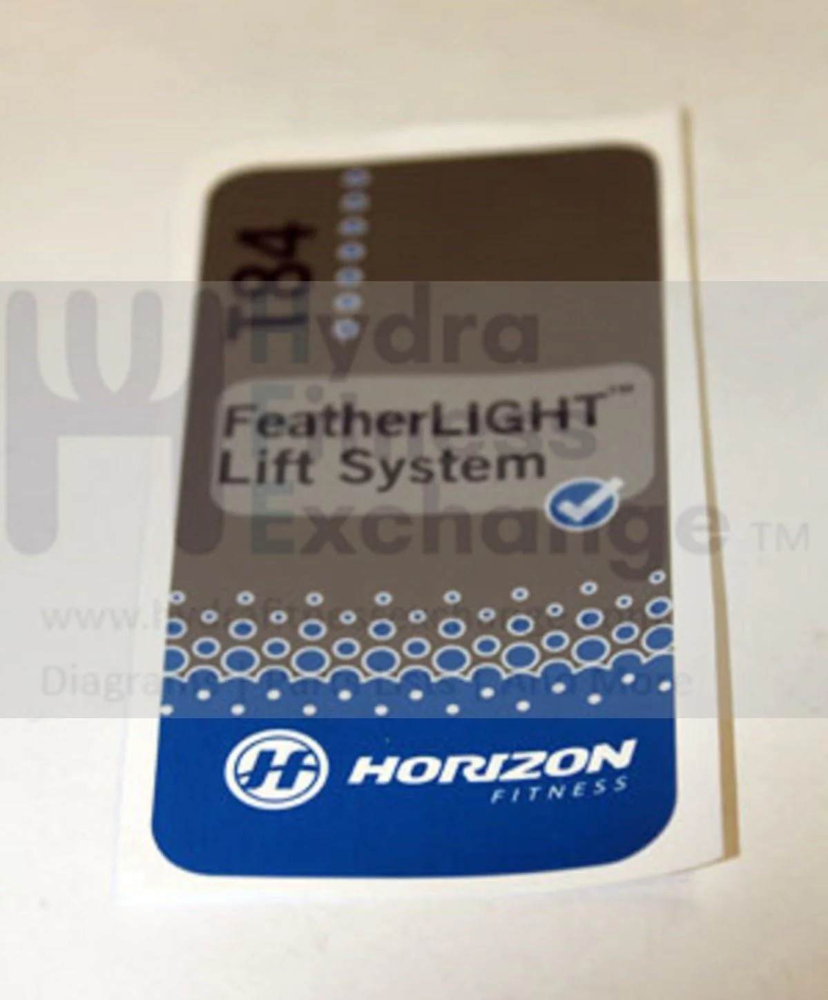 Horizon Fitness T84 Treadmill Left Label End Cap 079342 - Image 2
