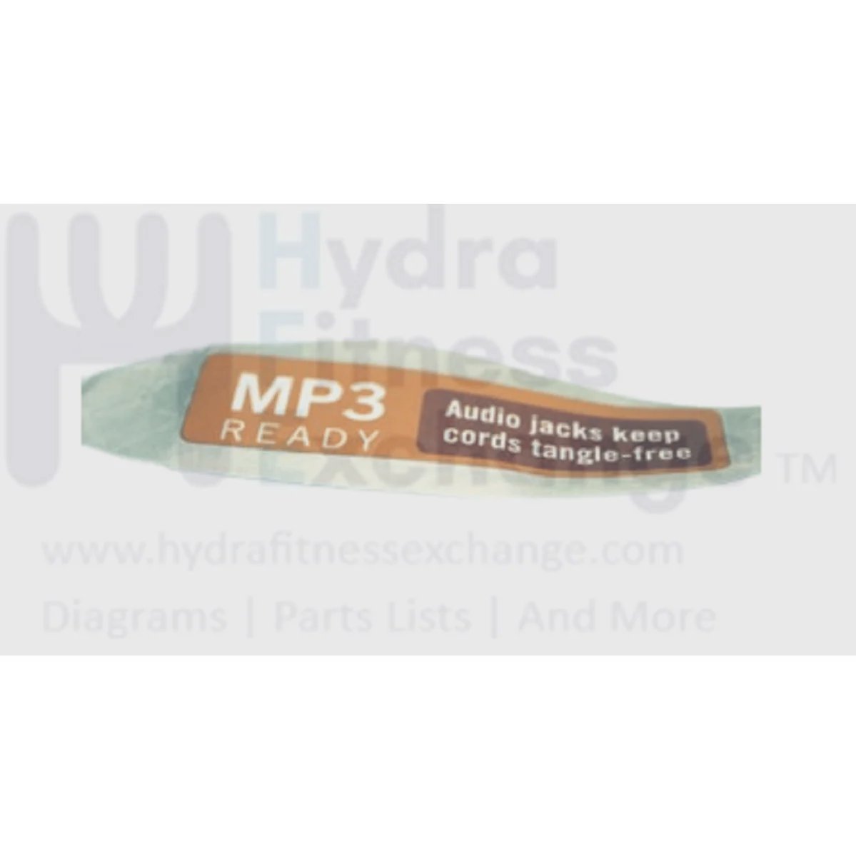Horizon Fitness T900 Treadmill MP3 Console Decal 079528