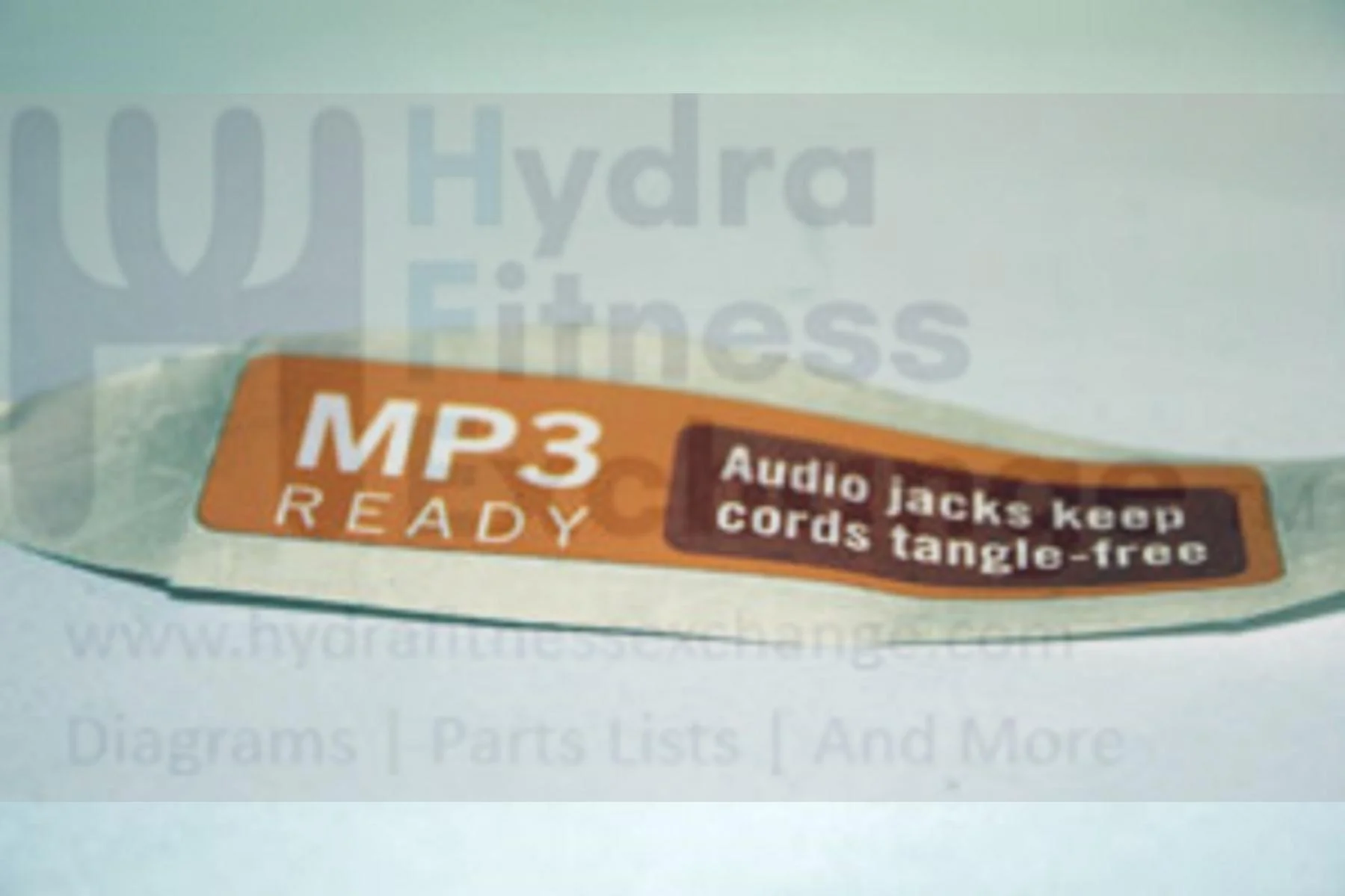 Horizon Fitness T900 Treadmill MP3 Console Decal 079528 - Image 2
