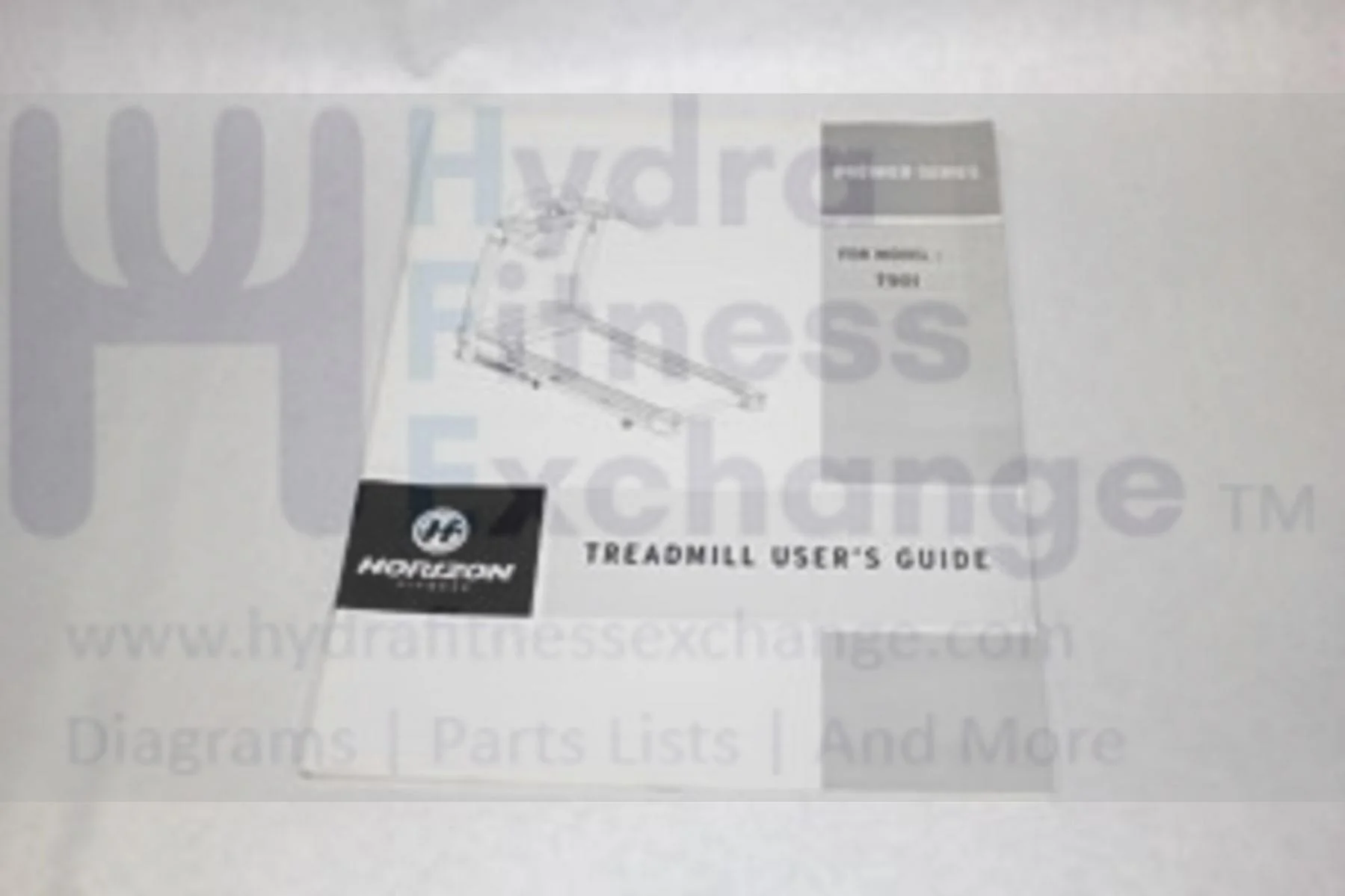 Horizon Fitness T901 Treadmill Owner's User's Manual 1000091917 - Image 2
