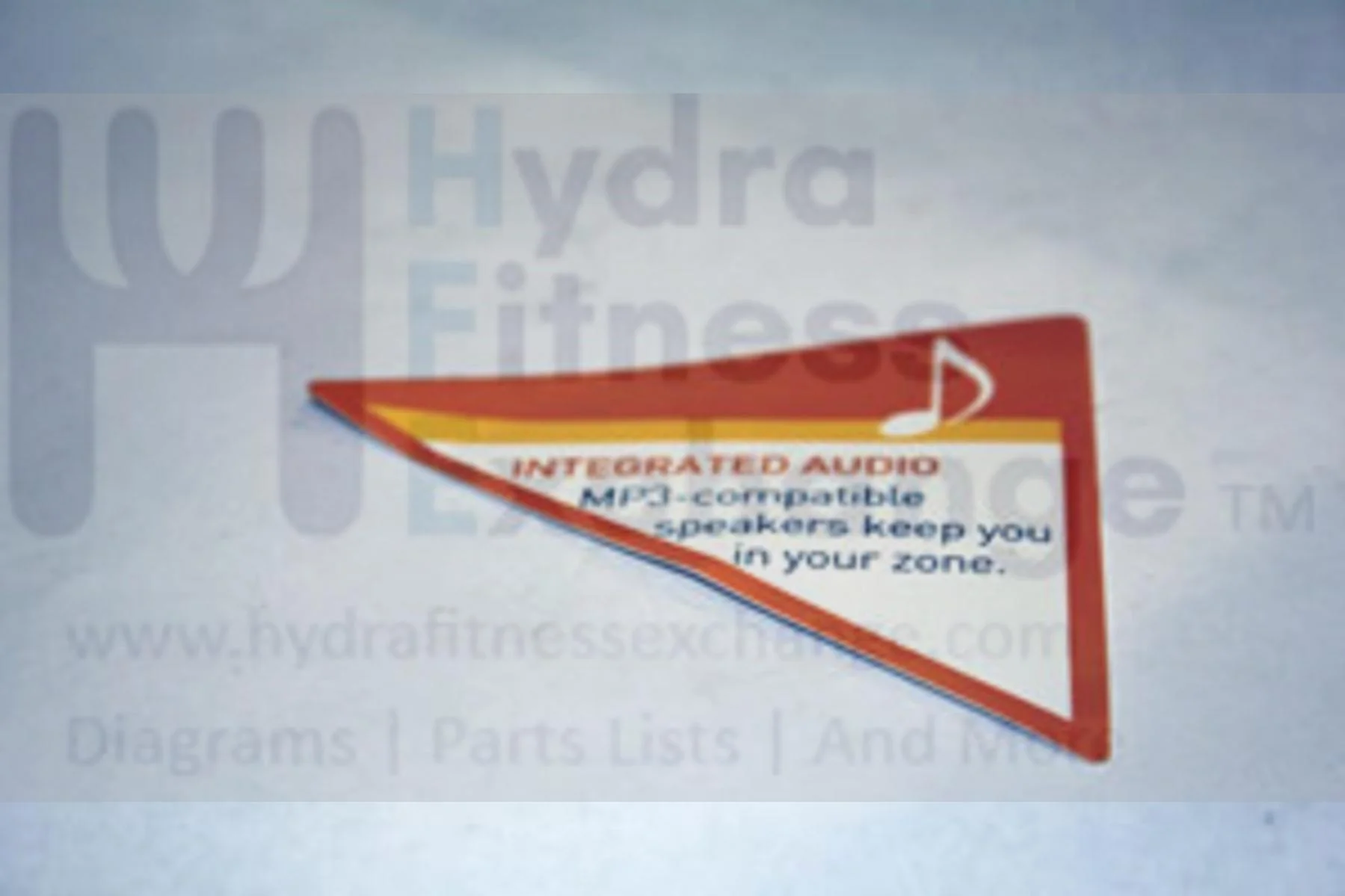 Horizon Fitness T92 Treadmill Left Speaker Cover Sticker 103220 - Image 2