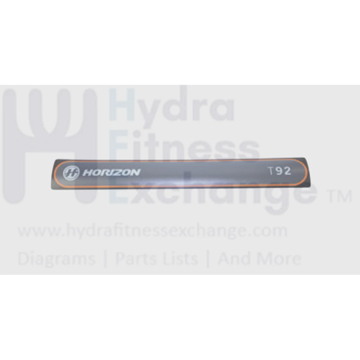 Horizon Fitness T92 Treadmill Motor Cover Sticker 103219