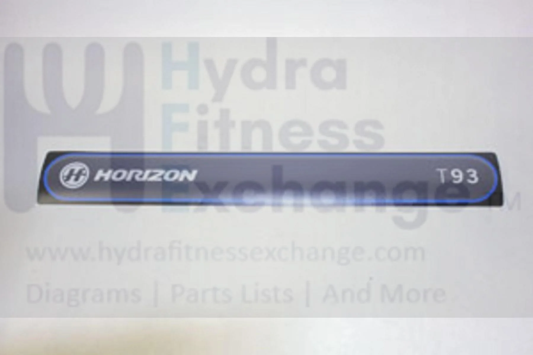 Horizon Fitness T93 Treadmill Motor Cover Decal 103210 - Image 2