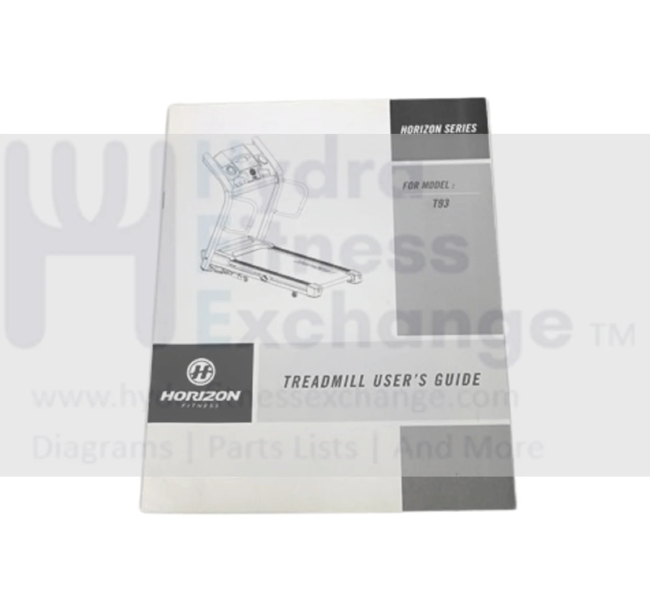 Horizon Fitness T93 Treadmill Owner's User Manual 101671
