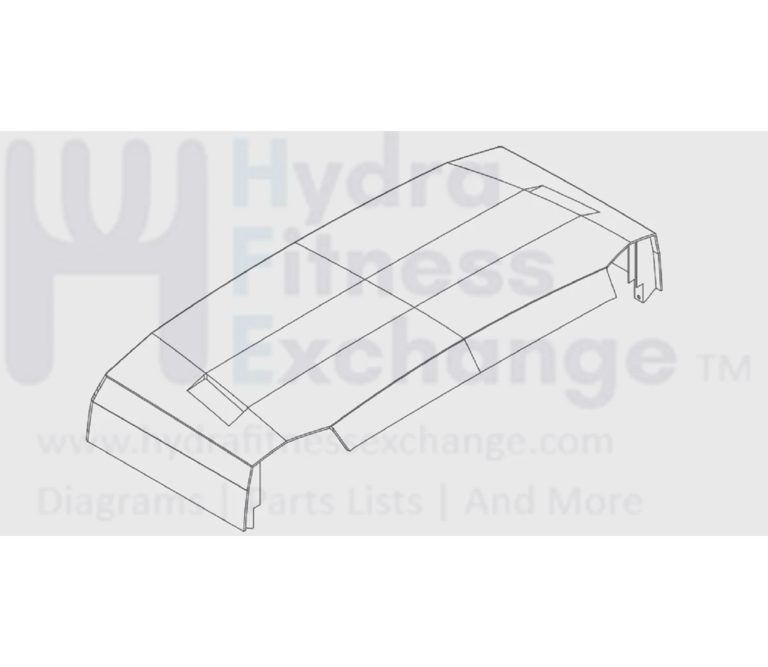 Horizon Fitness TM1020 PTM1020 PTM1020B TM1030 TM1030B Treadmill Motor Hood Shroud Cover 1000461431