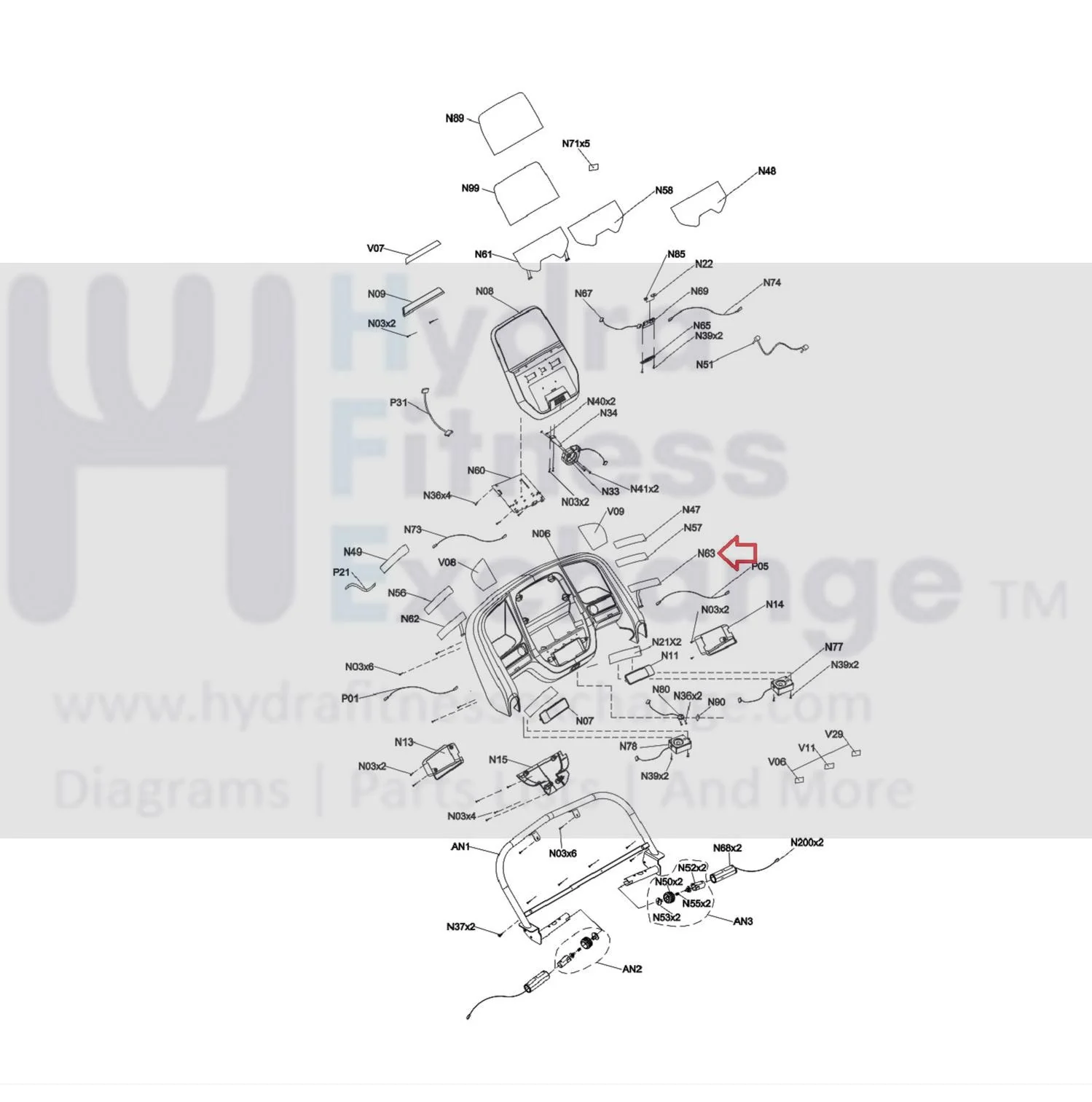 Horizon Fitness TM1020 PTM1020 PTM1020B Treadmill Right 6keys Membrane Keypad 1000458964 - Image 3