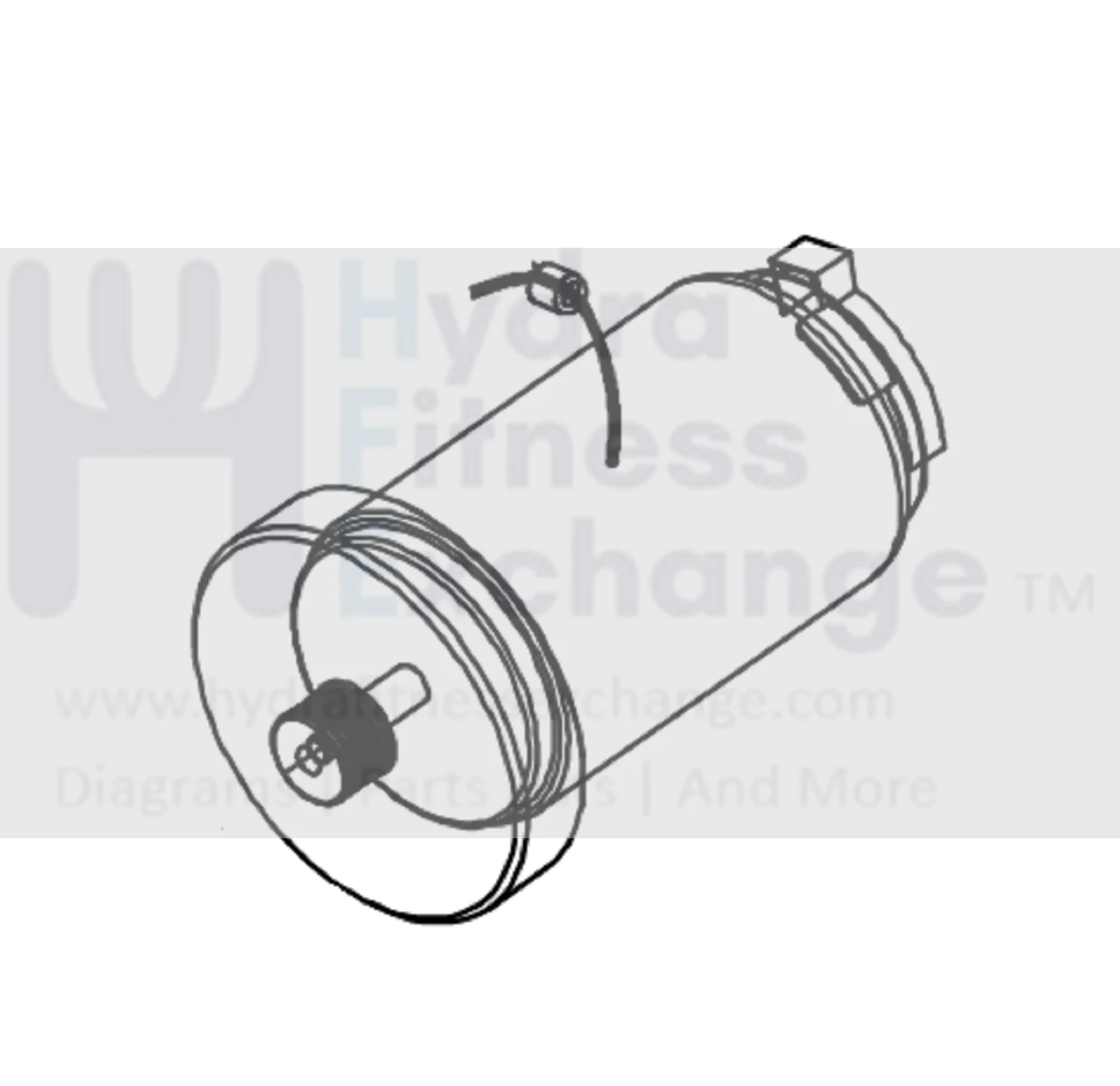 Horizon Fitness TM1021 PTM1021 PTM1021B Treadmill Dc Drive Motor Set Semi Assembly 1000468286