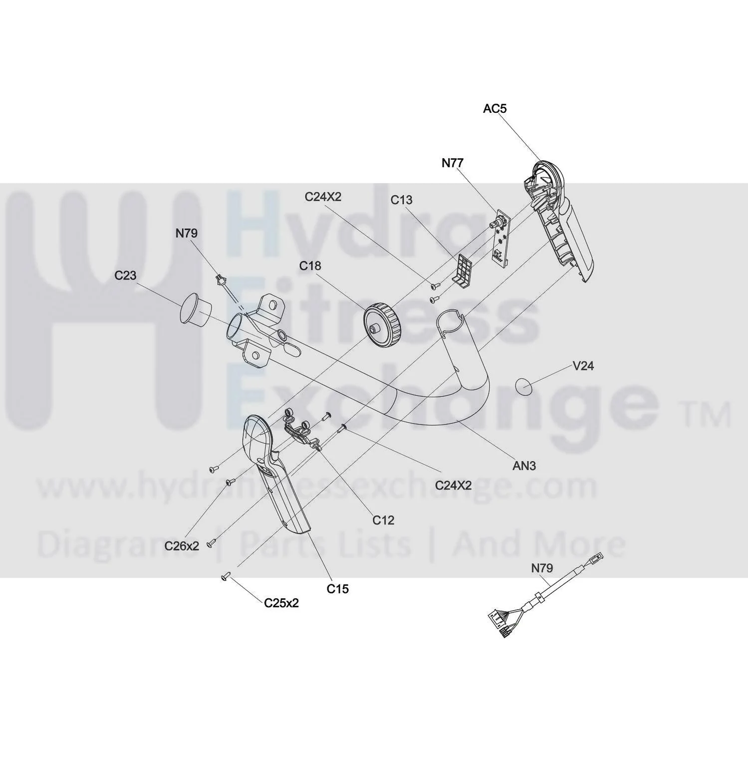 Horizon Fitness TM1021 PTM1021 PTM1021B Treadmill Inner Stopper 1000440815 - Image 2