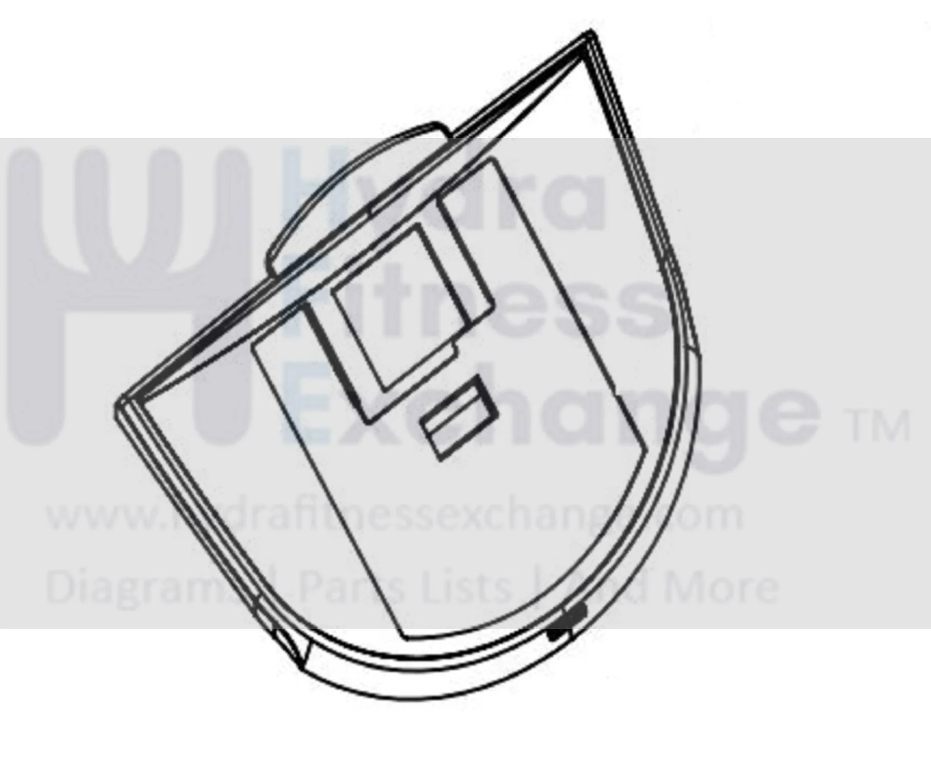 Horizon Fitness TM160 CST3.5 Treadmill Faceplate decal Only 027946-EA