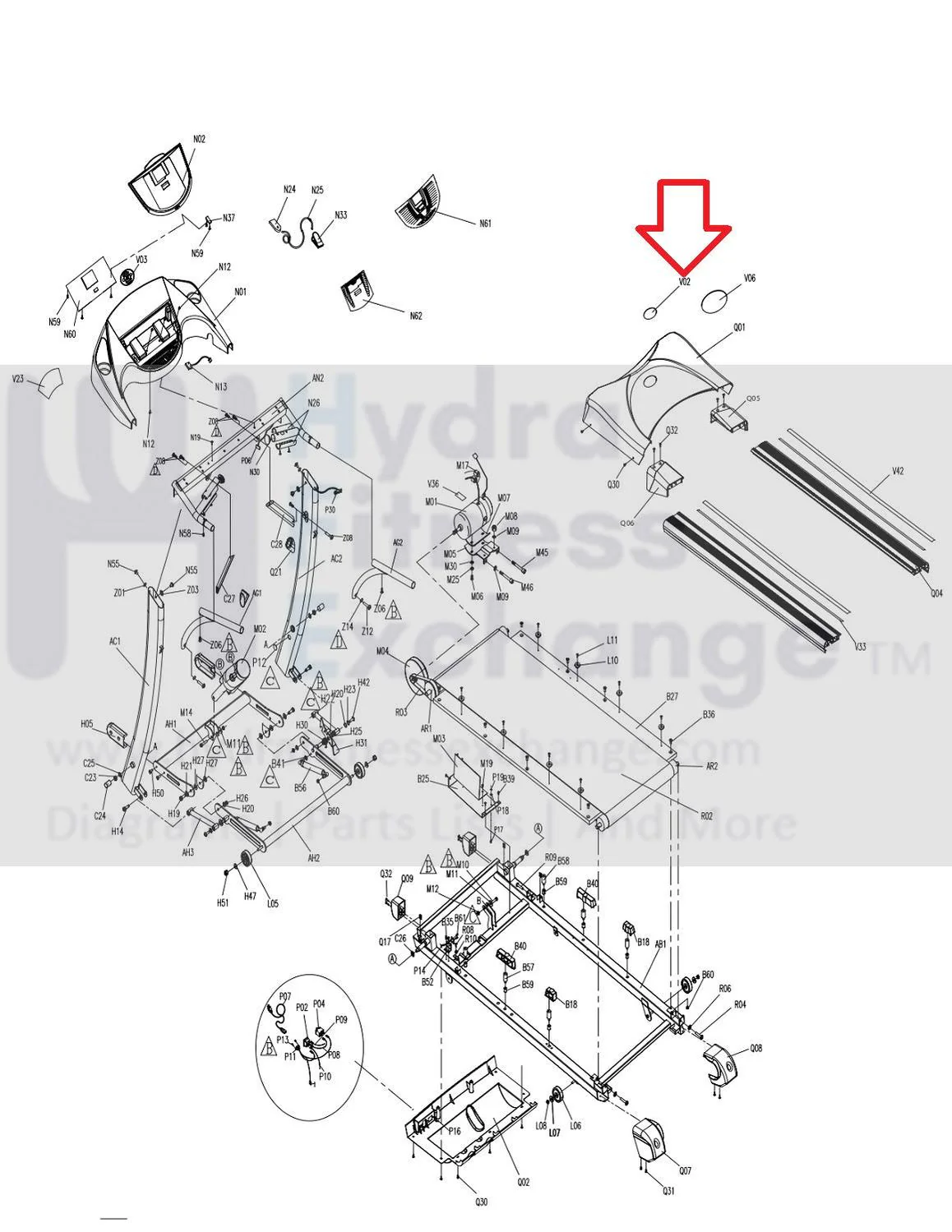 Horizon Fitness TM160 CST3.5 Treadmill Motor Cover Decal 006251-BX - Image 3