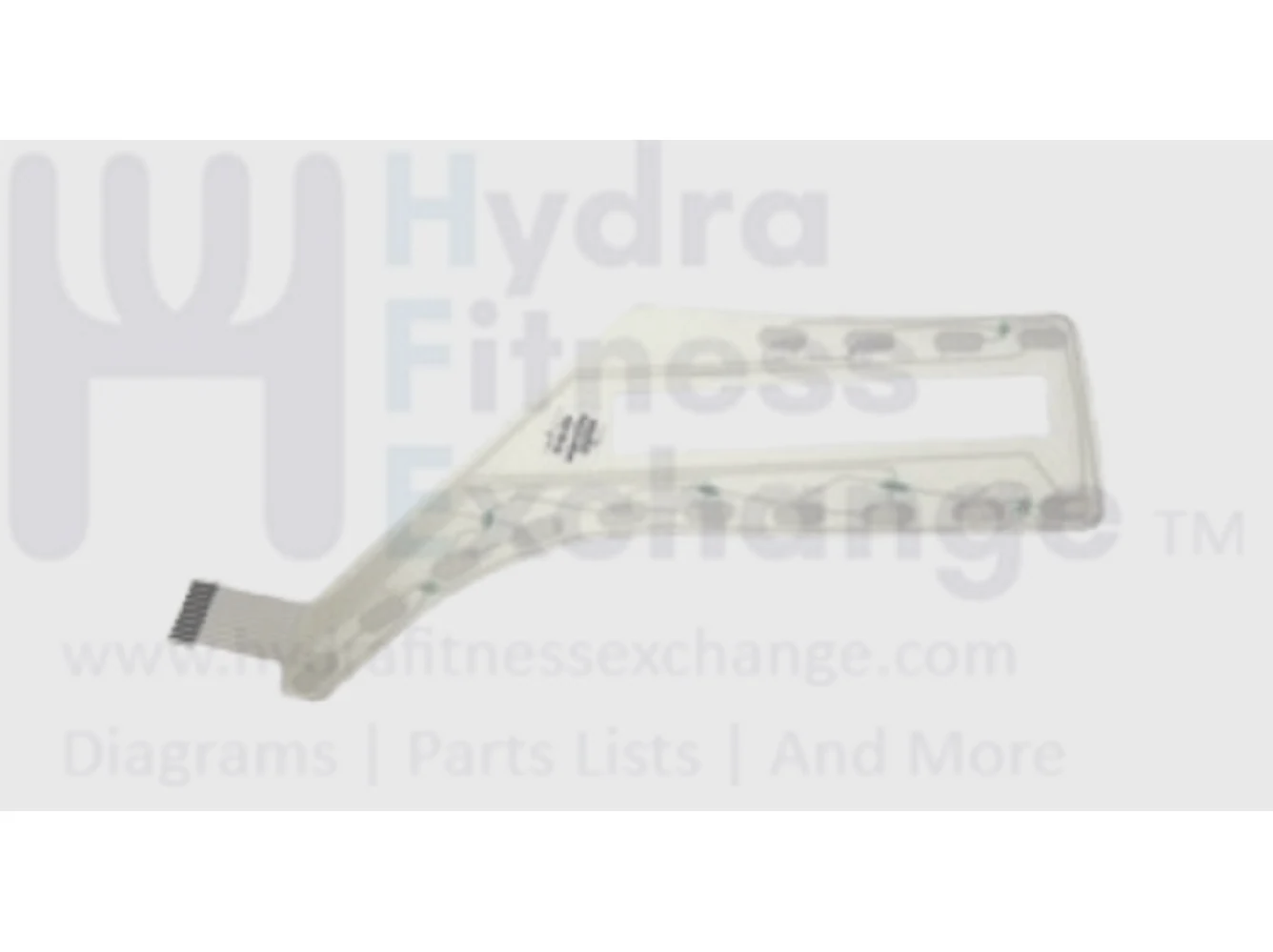 Horizon Fitness TM162 TM177 TM202 Treadmill Left Elevation Membrane 14 Keys 003164-B - Image 2