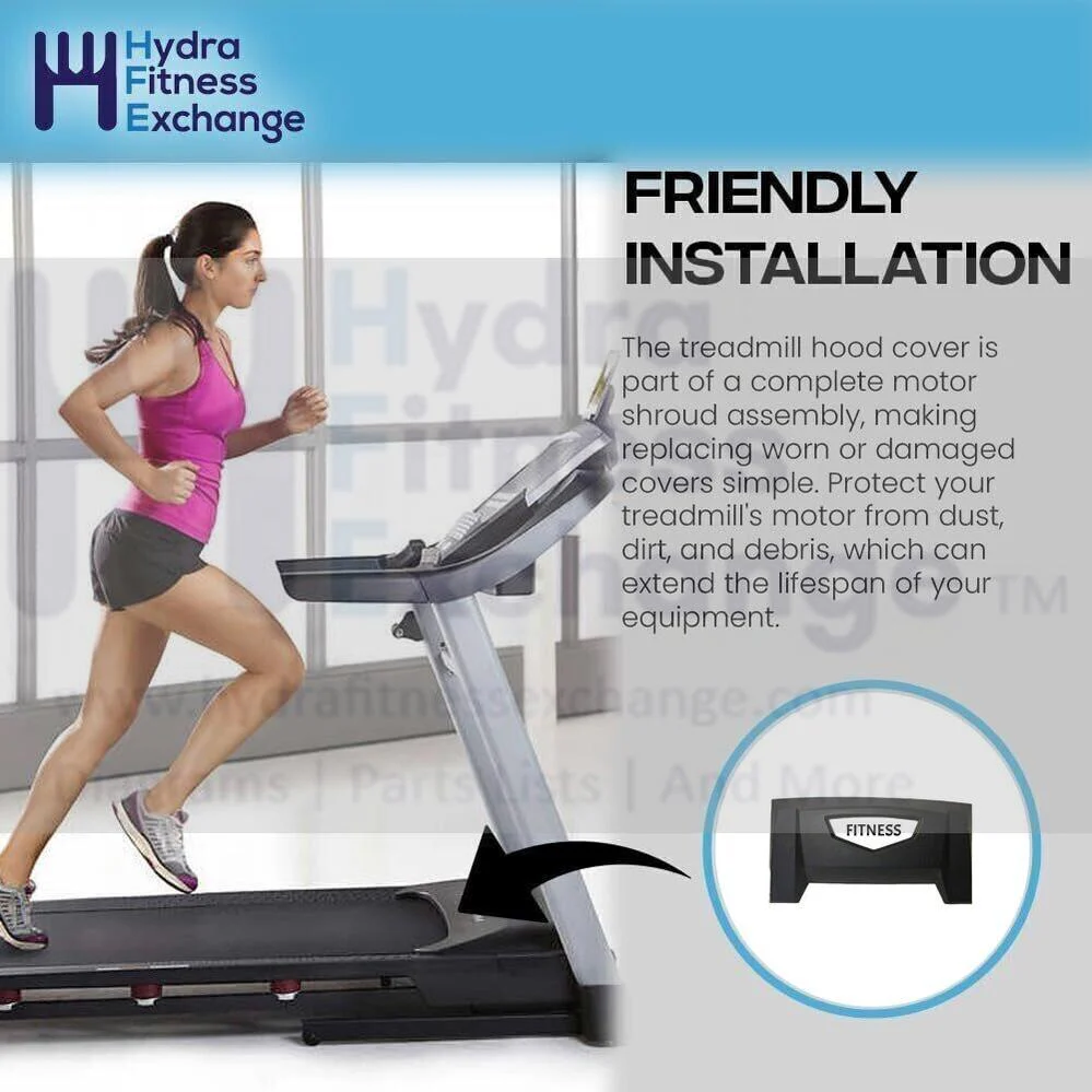 Horizon Fitness TM164 Treadmill Motor Hood Shroud Cover 000367-CB - Image 6