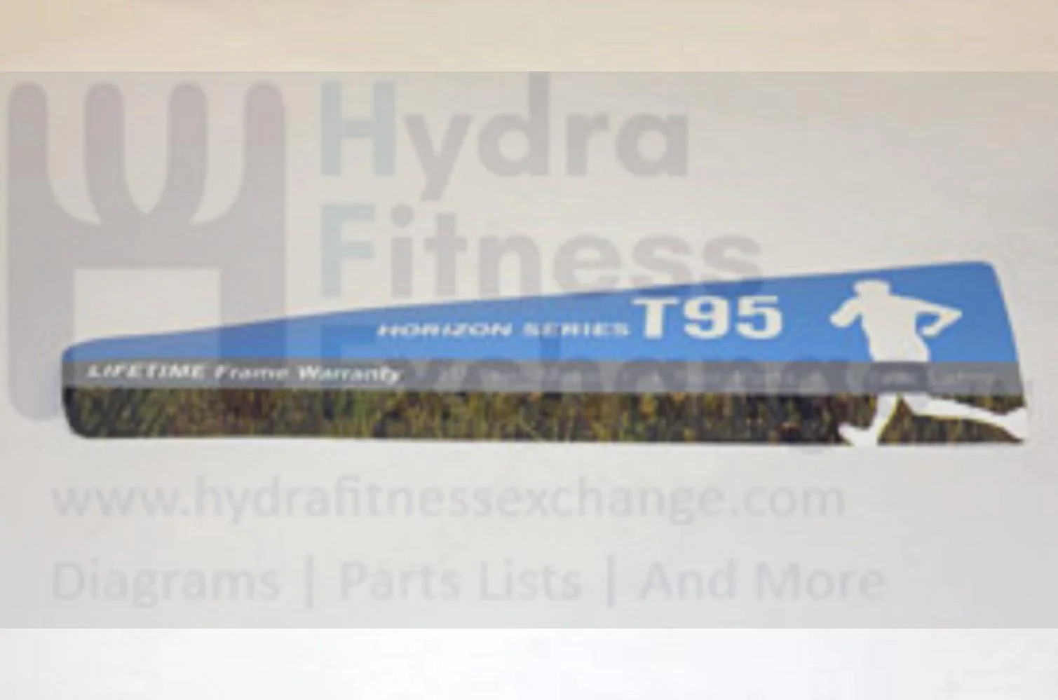 Horizon Fitness TM202 Treadmill Console Decal 049571-AX - Image 2