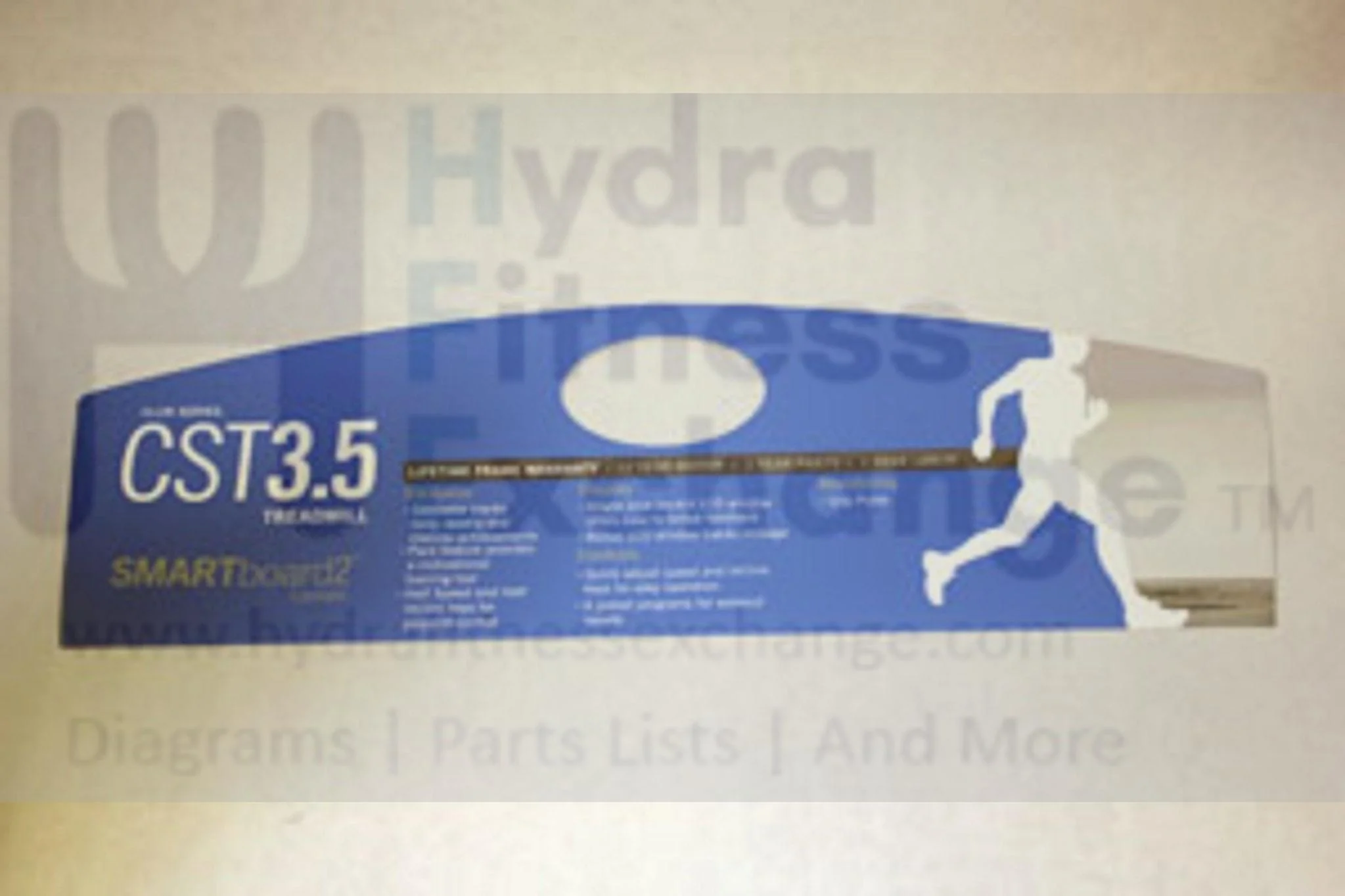 Horizon Fitness TM203 Treadmill Console Pop Decal Cover 049575-AX - Image 2