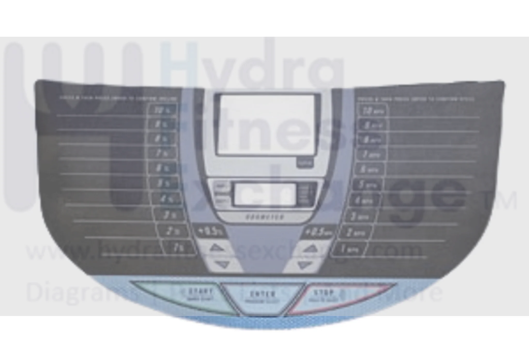 Horizon Fitness TM203 Treadmill Overlay 049185-BX