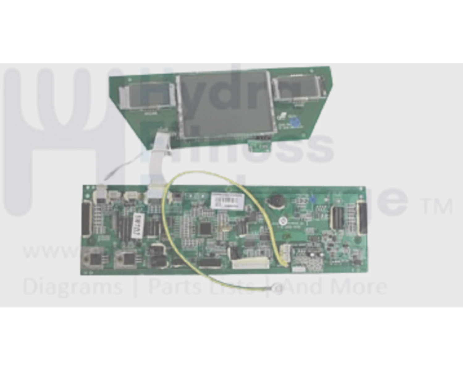 Horizon Fitness TM205 Treadmill Upper Control Board with Soldered Heart Rate Pulse Receiver 040482-BCX