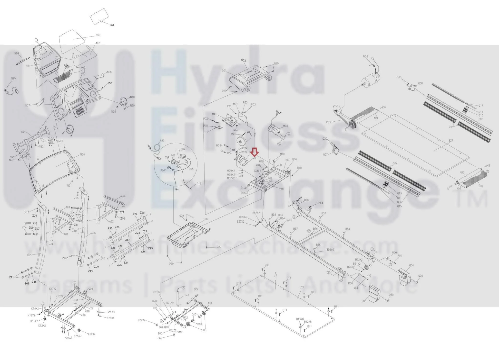 Horizon Fitness TM210 Treadmill Drive Motor Bracket 051802-AB - Image 3