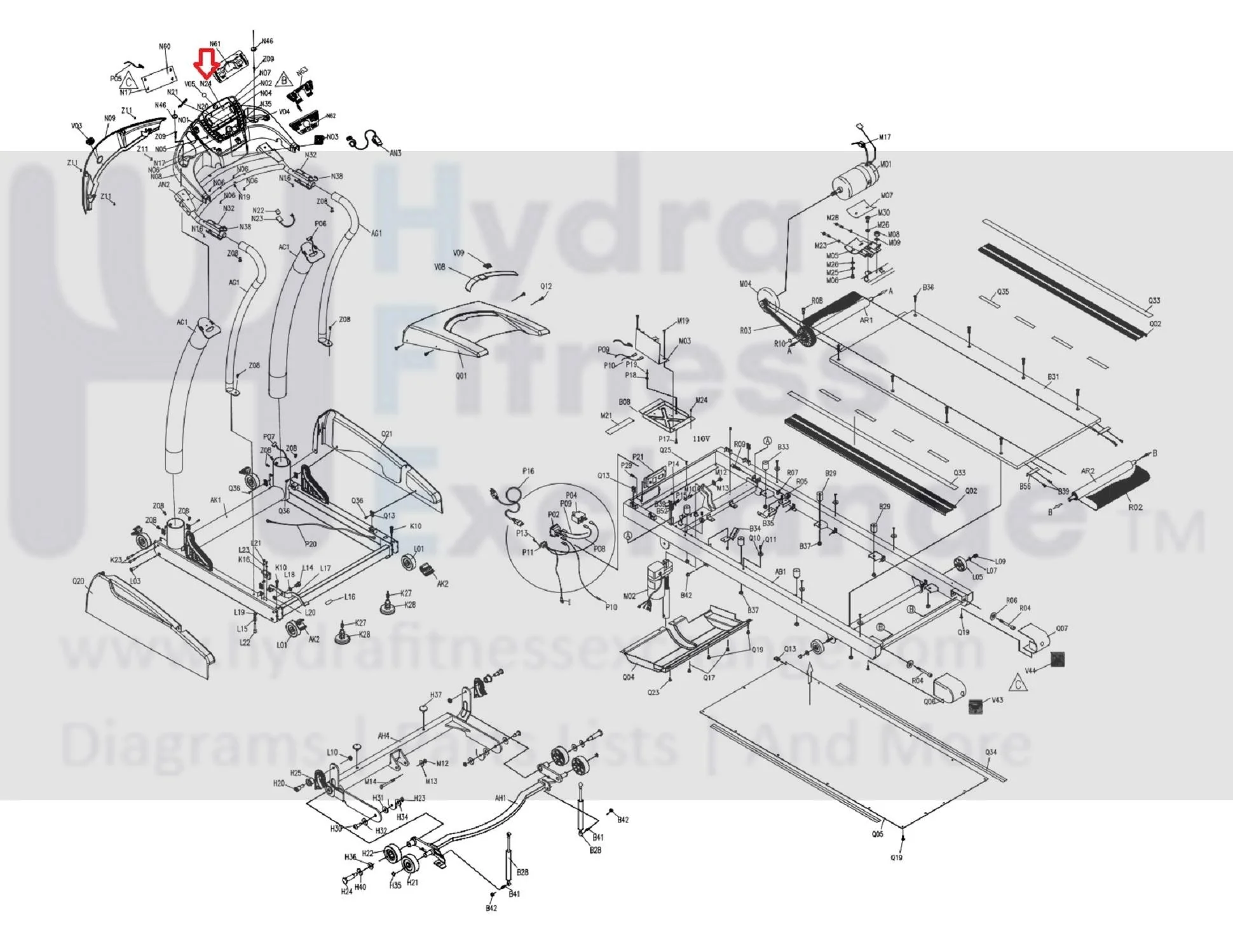 Horizon Fitness TM233 Treadmill Window for Faceplate 049068-BA - Image 3