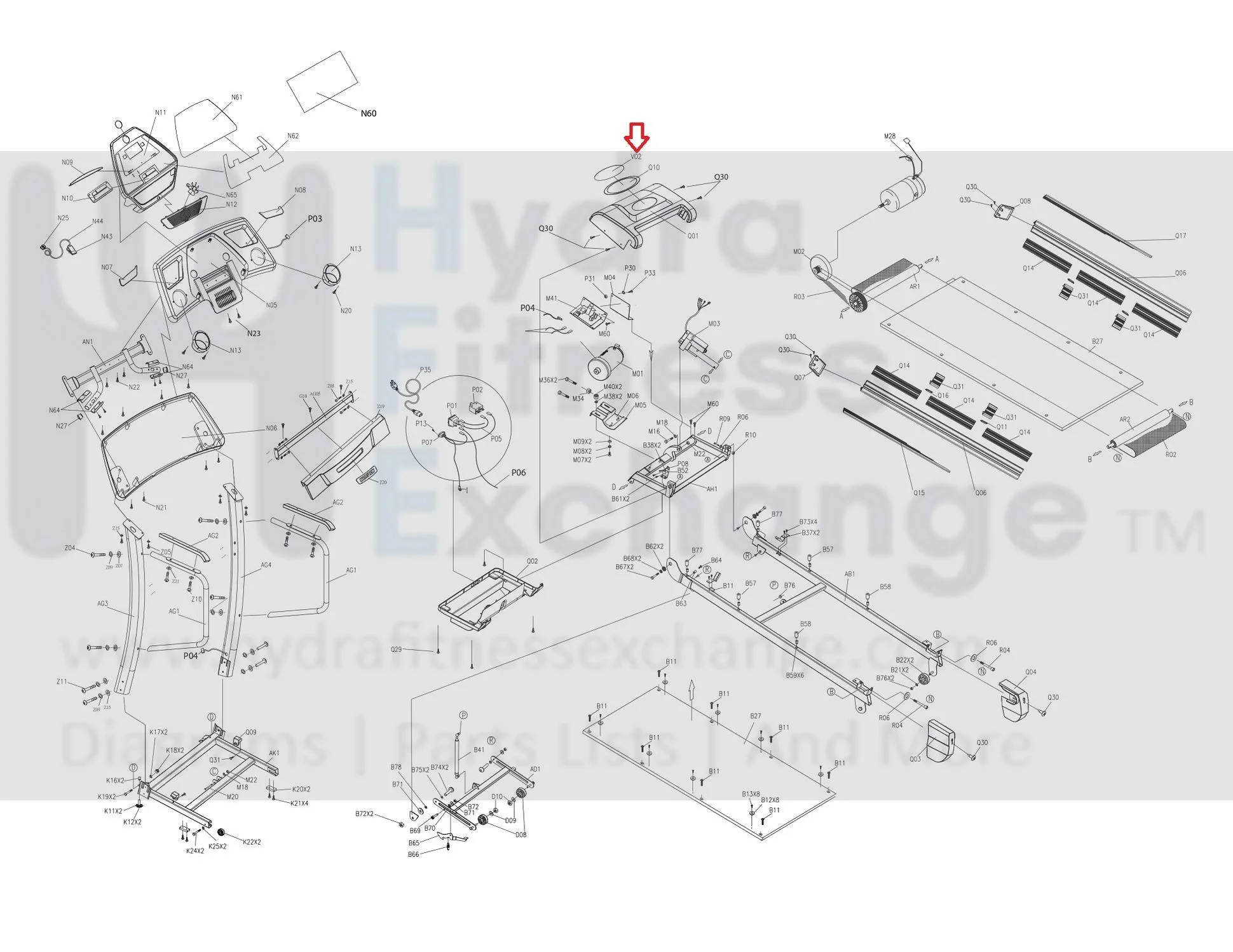 Horizon Fitness TM252 Treadmill Motor Cover Logo Decal 063211-AX - Image 2