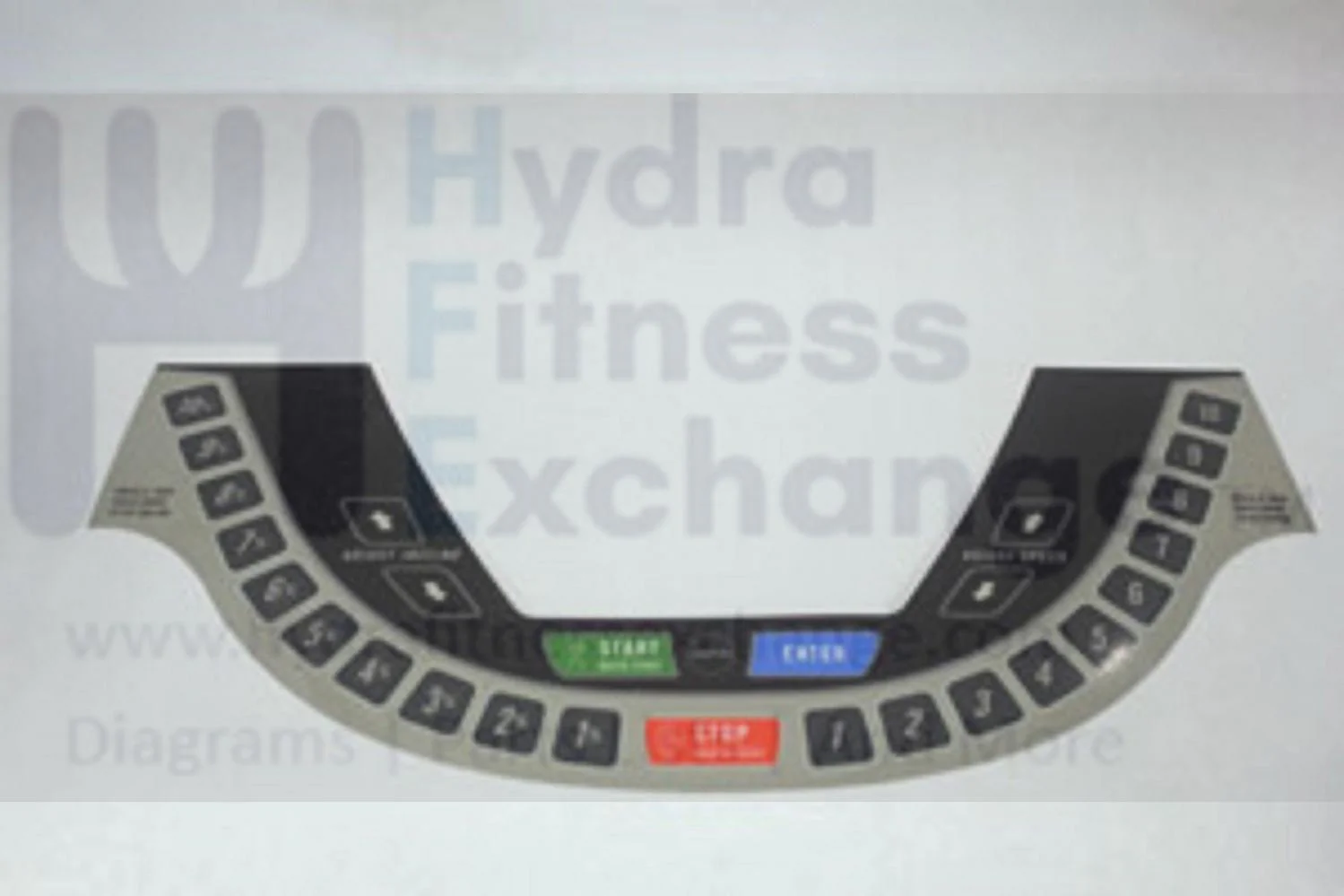 Horizon Fitness TM279 Treadmill Speed & Elevation Overlay 064623-BX - Image 2