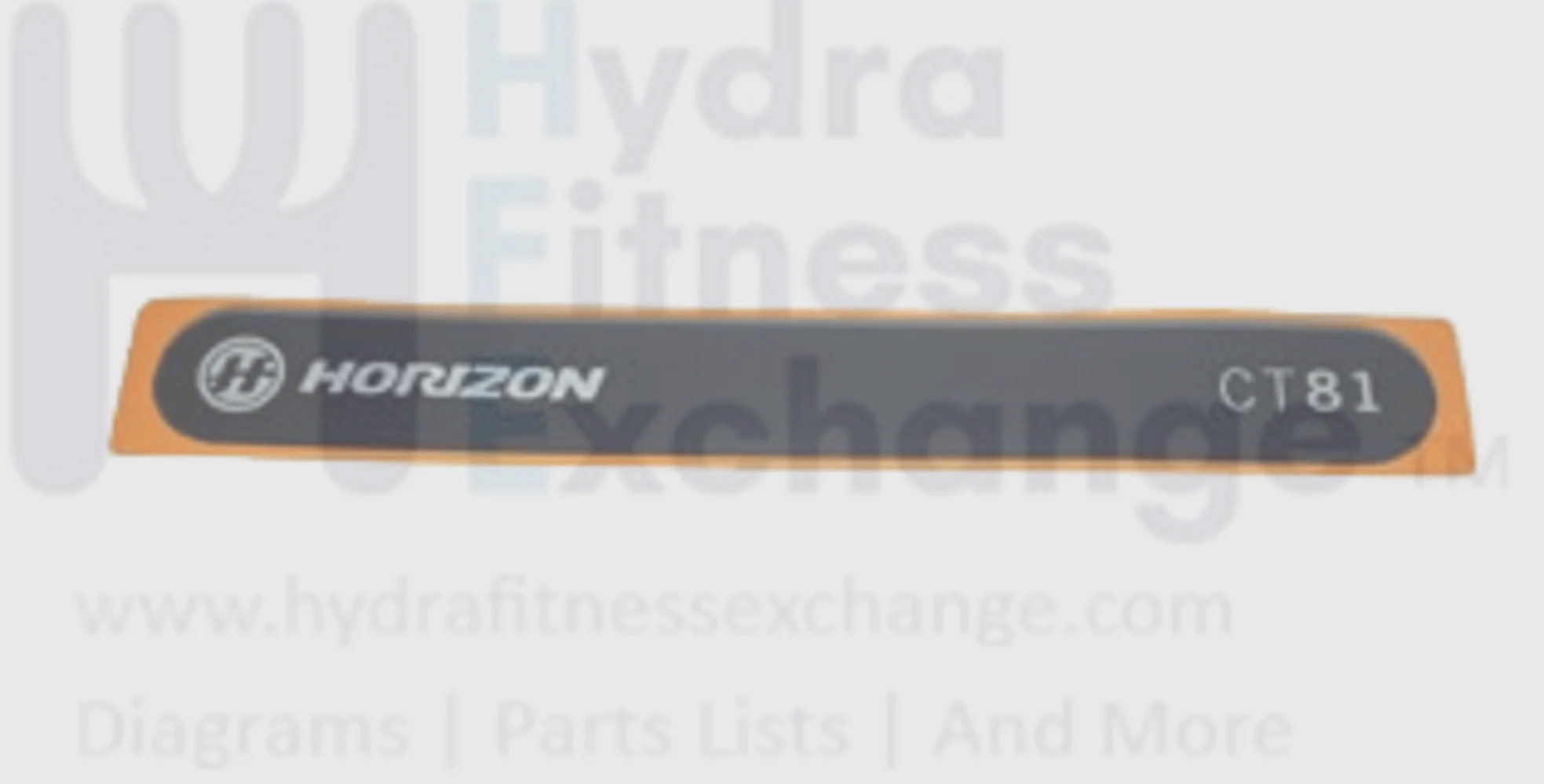 Horizon Fitness TM297B Treadmill Decal Motor Cover 079916