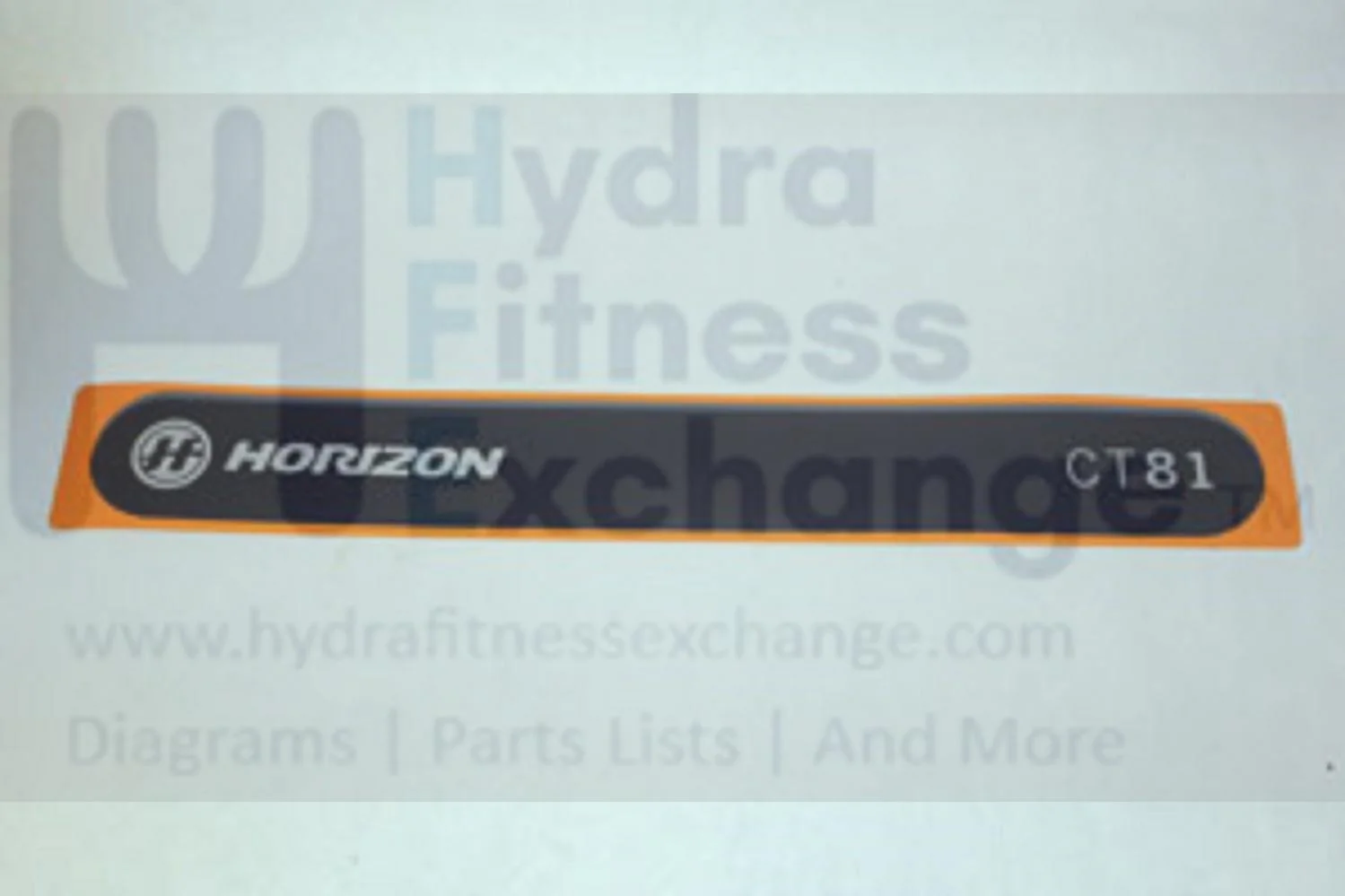 Horizon Fitness TM297B Treadmill Decal Motor Cover 079916 - Image 2