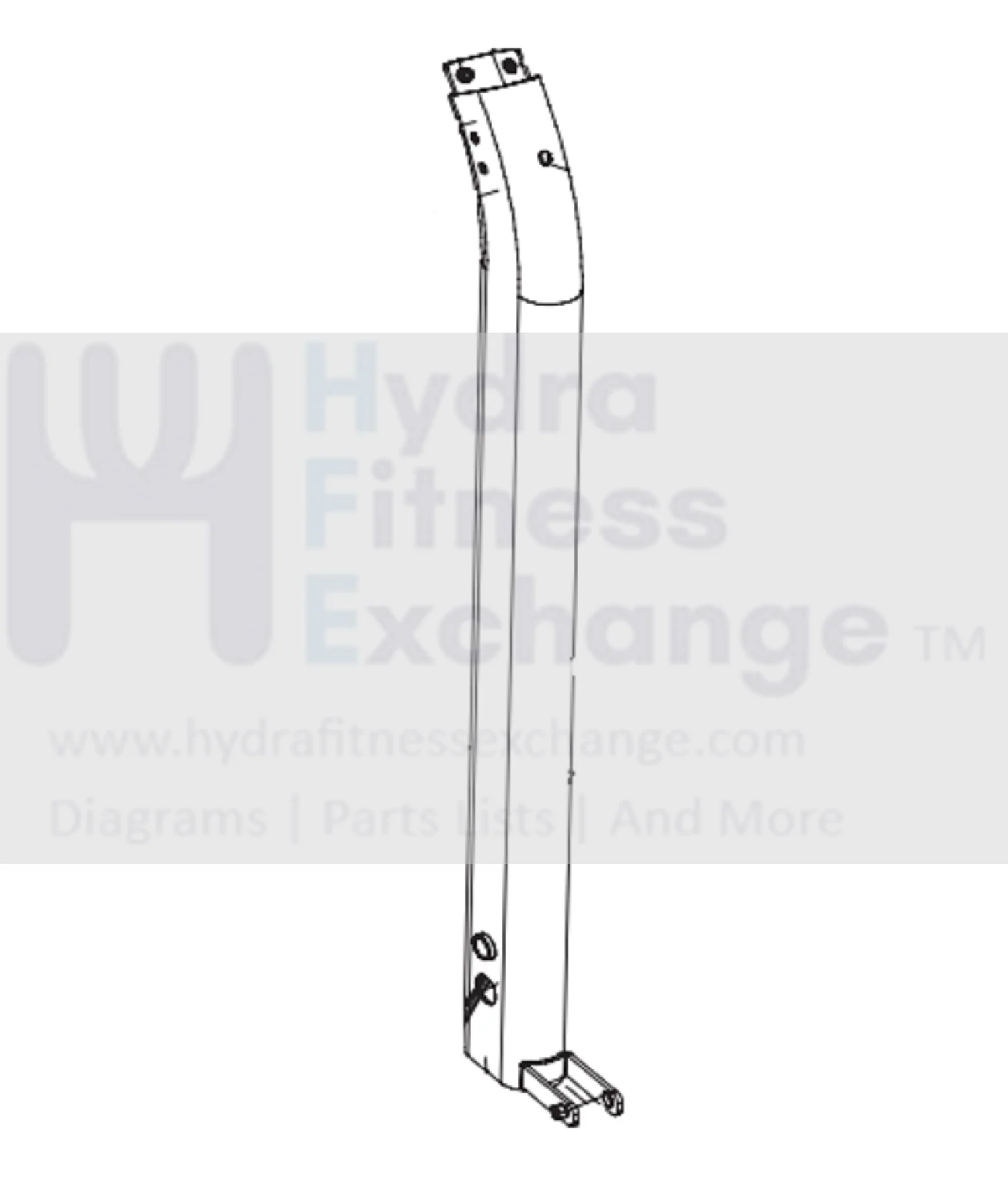 Horizon Fitness TM299 Treadmill Right Console Mast Set Extrawork 076829