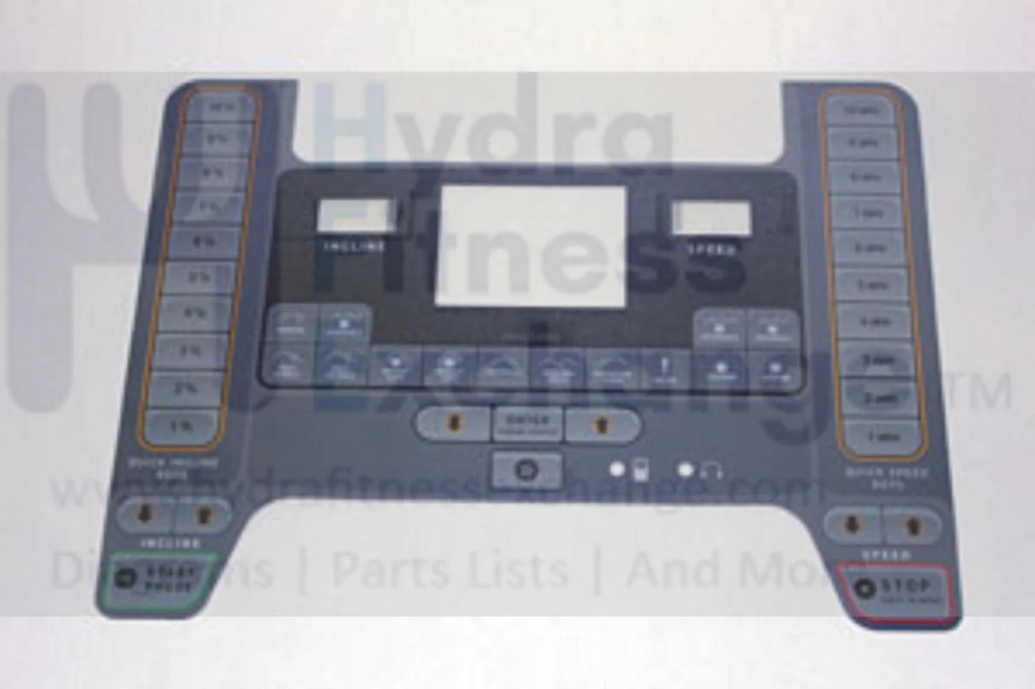 Horizon Fitness TM300 Treadmill Keypad Overlay 075177 - Image 2
