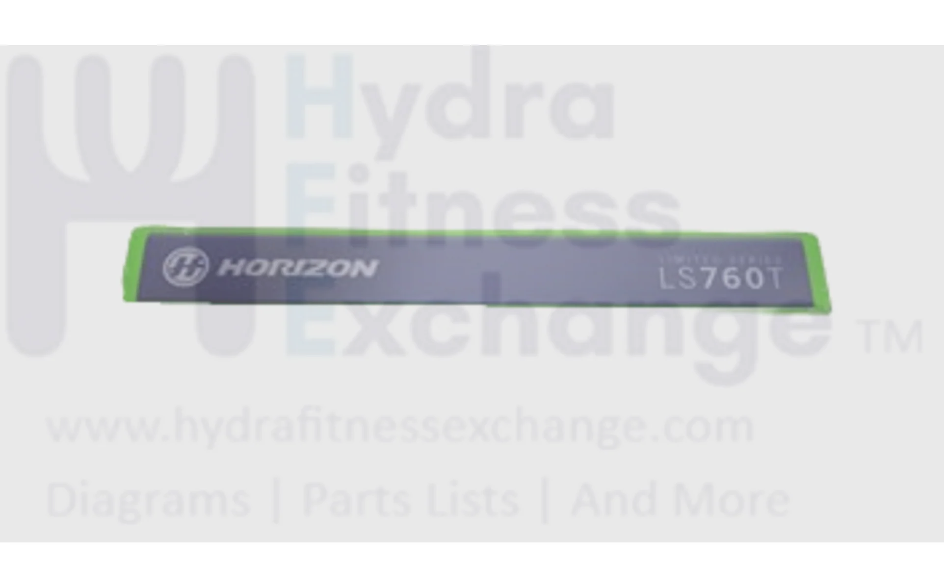 Horizon Fitness TM301 Treadmill Motor Cover Decal 079629